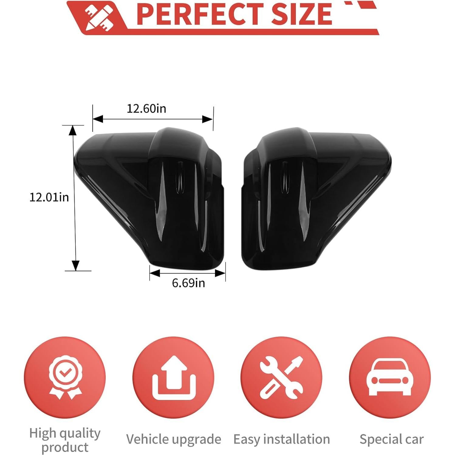 Cubierta de luz trasera ahumada Amayum para Toyota 4Runner