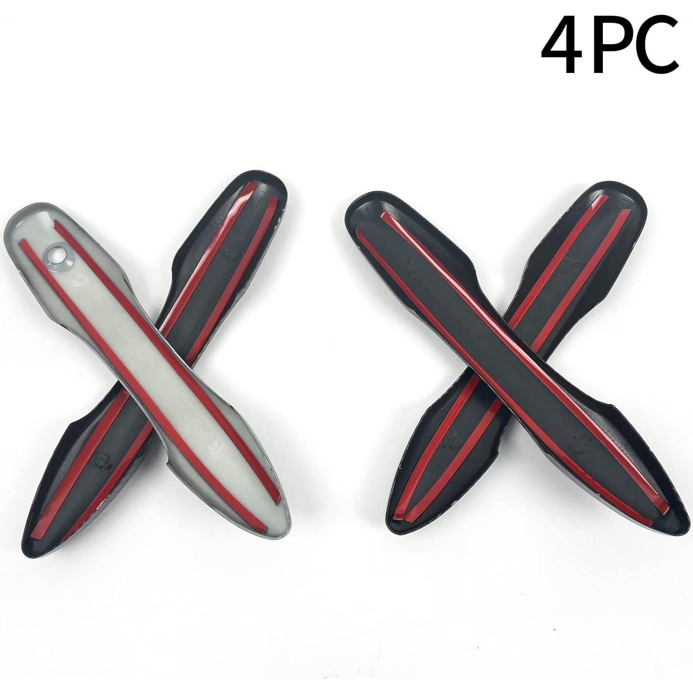 Cubierta Manija Puerta Toyota Camry Corolla Avalon Prius Fibra Carbono