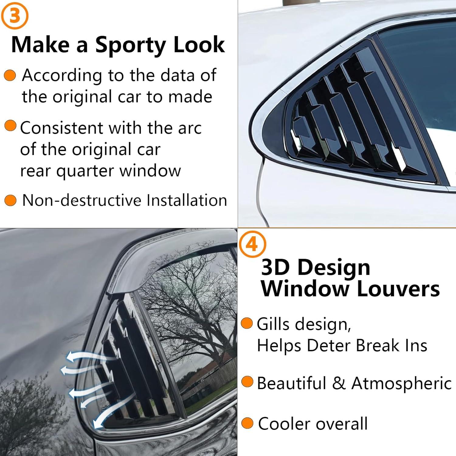 Ventilaciones de Ventana Toyota Camry 2018-2023 YUMYXCL