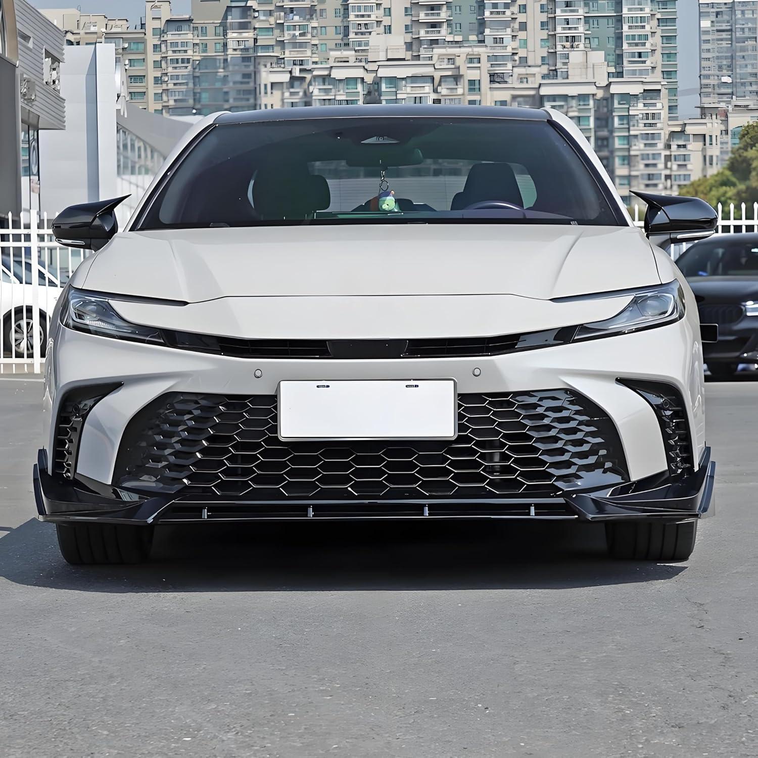 Front Bumper Lip Splitter Spoiler Fit for Toyota Camry SE/XSE 2025 2026 Air Chin Body Kit Exterior Accessories(Gloss Black)