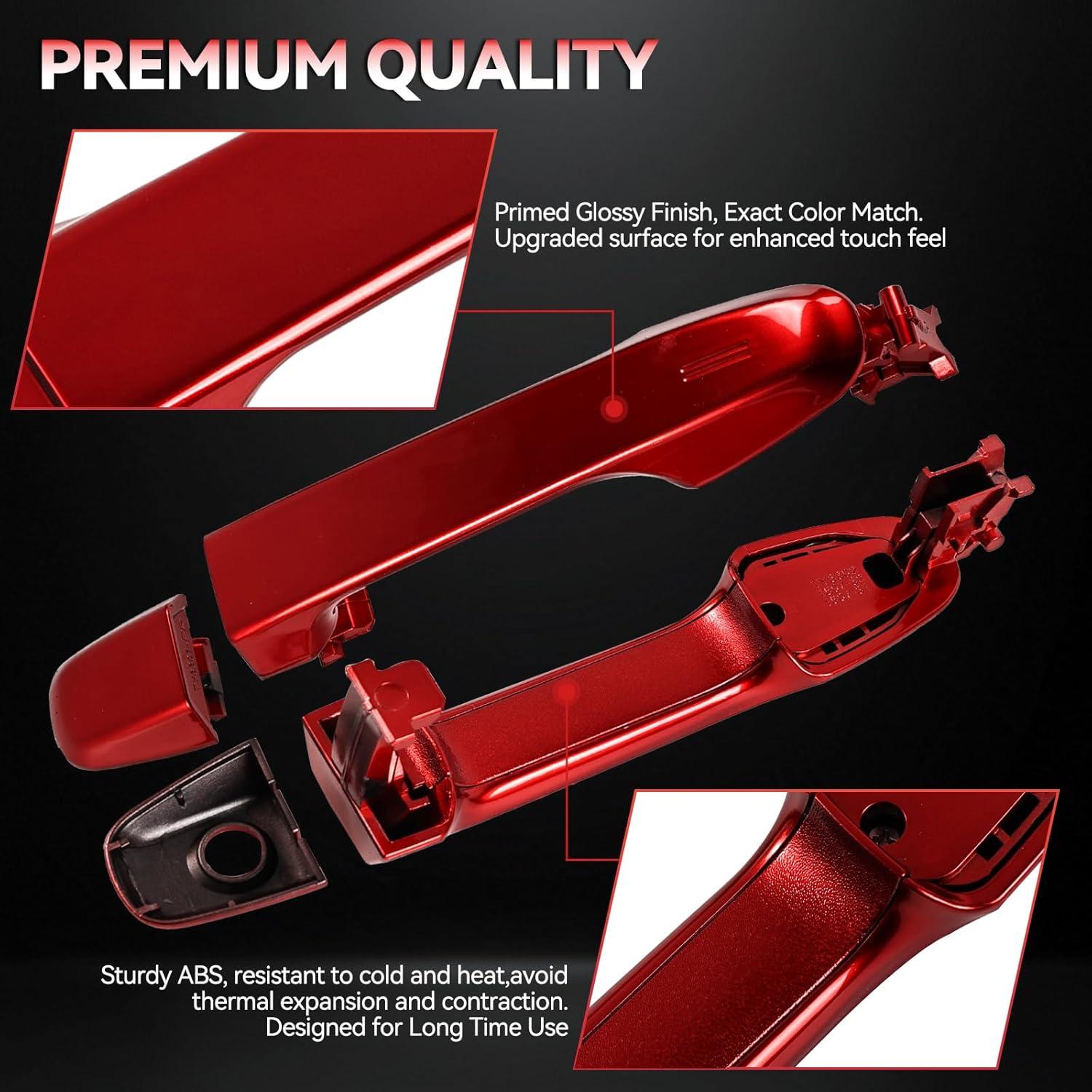 Manija de Puerta Exterior Toyota Camry 2012-2017 Rojo 2 Pcs