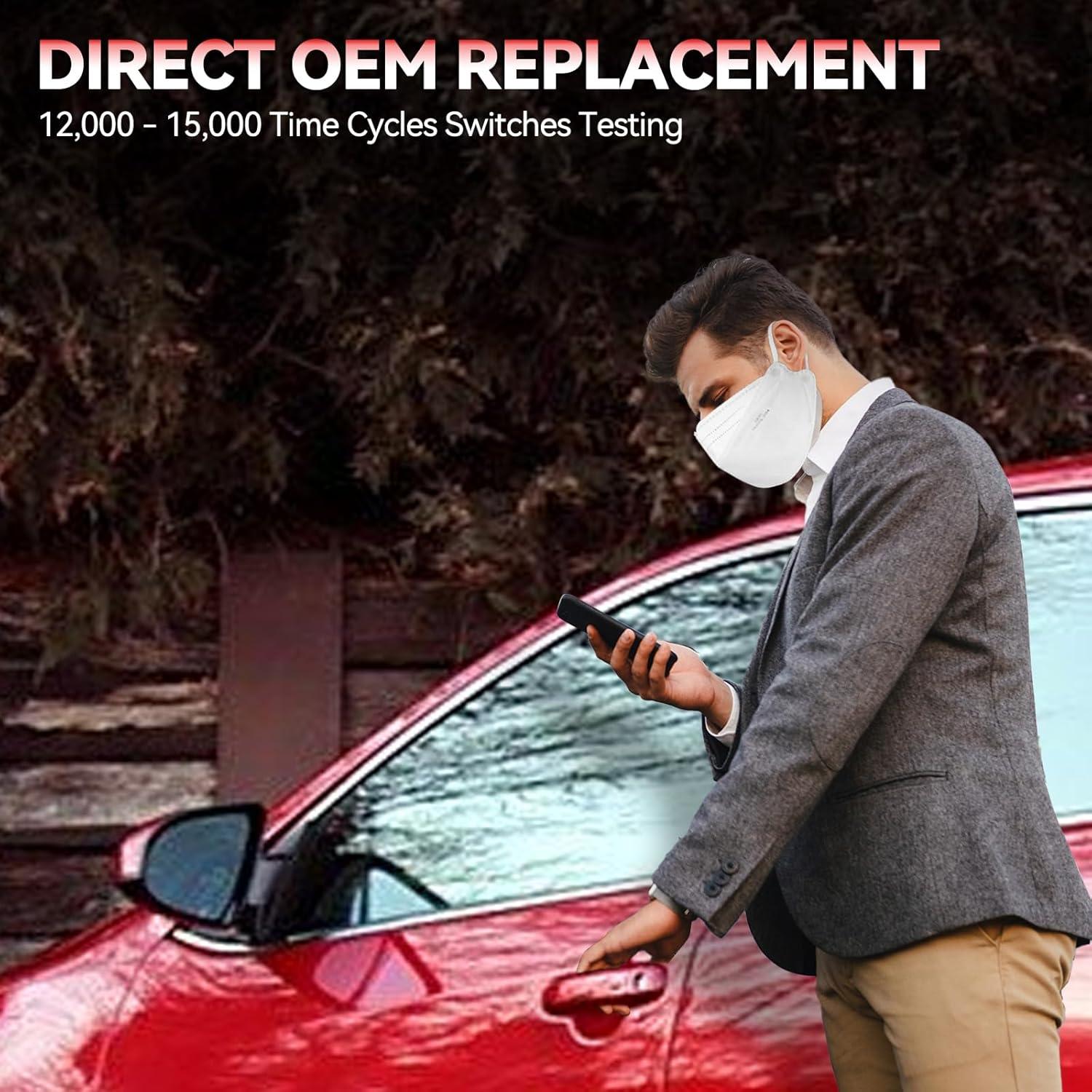 Manija de Puerta Exterior Toyota Camry 2012-2017 Rojo 2 Pcs