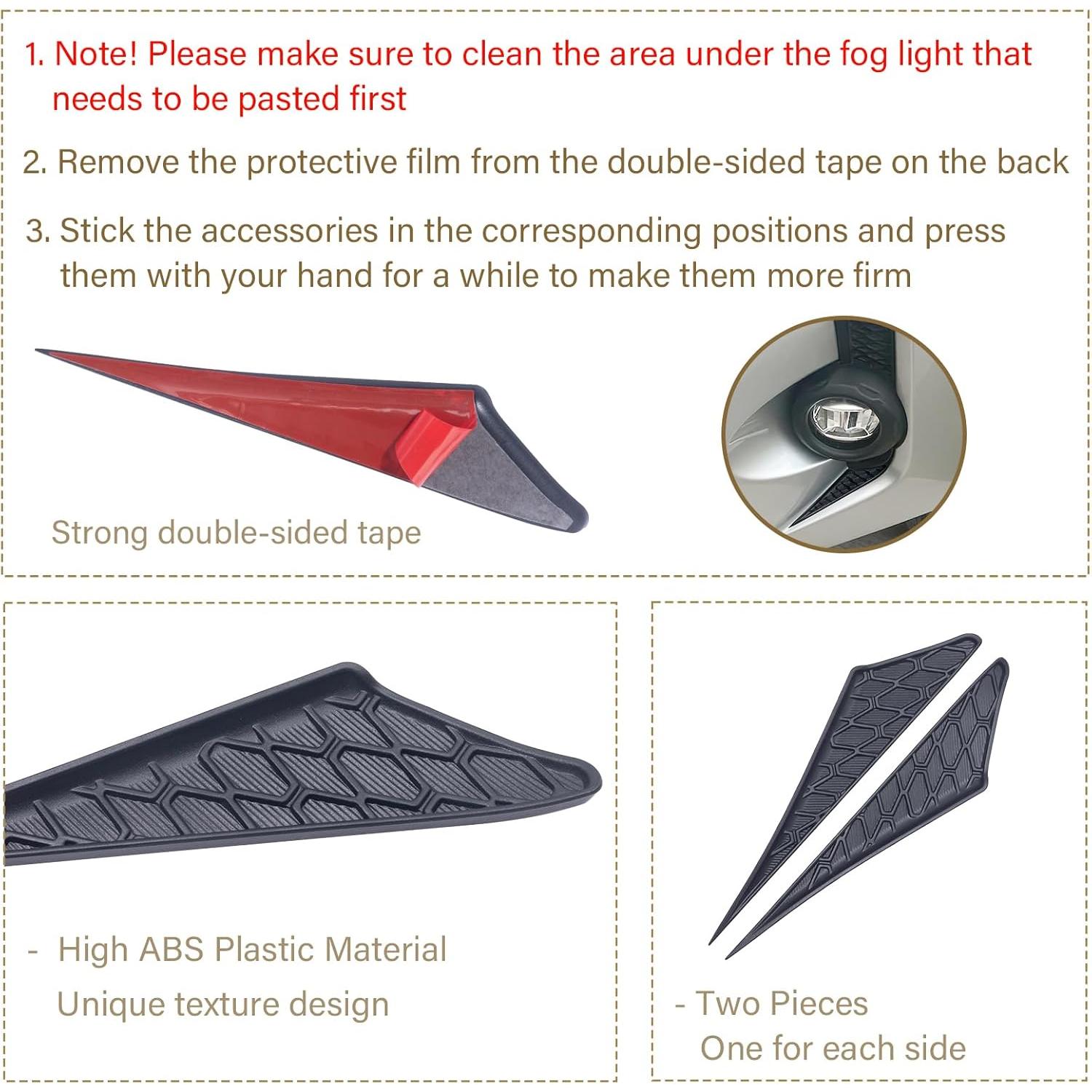 Calcomanías Luz Antiniebla Delantera RAVOTOM Toyota 4Runner 2014-2024