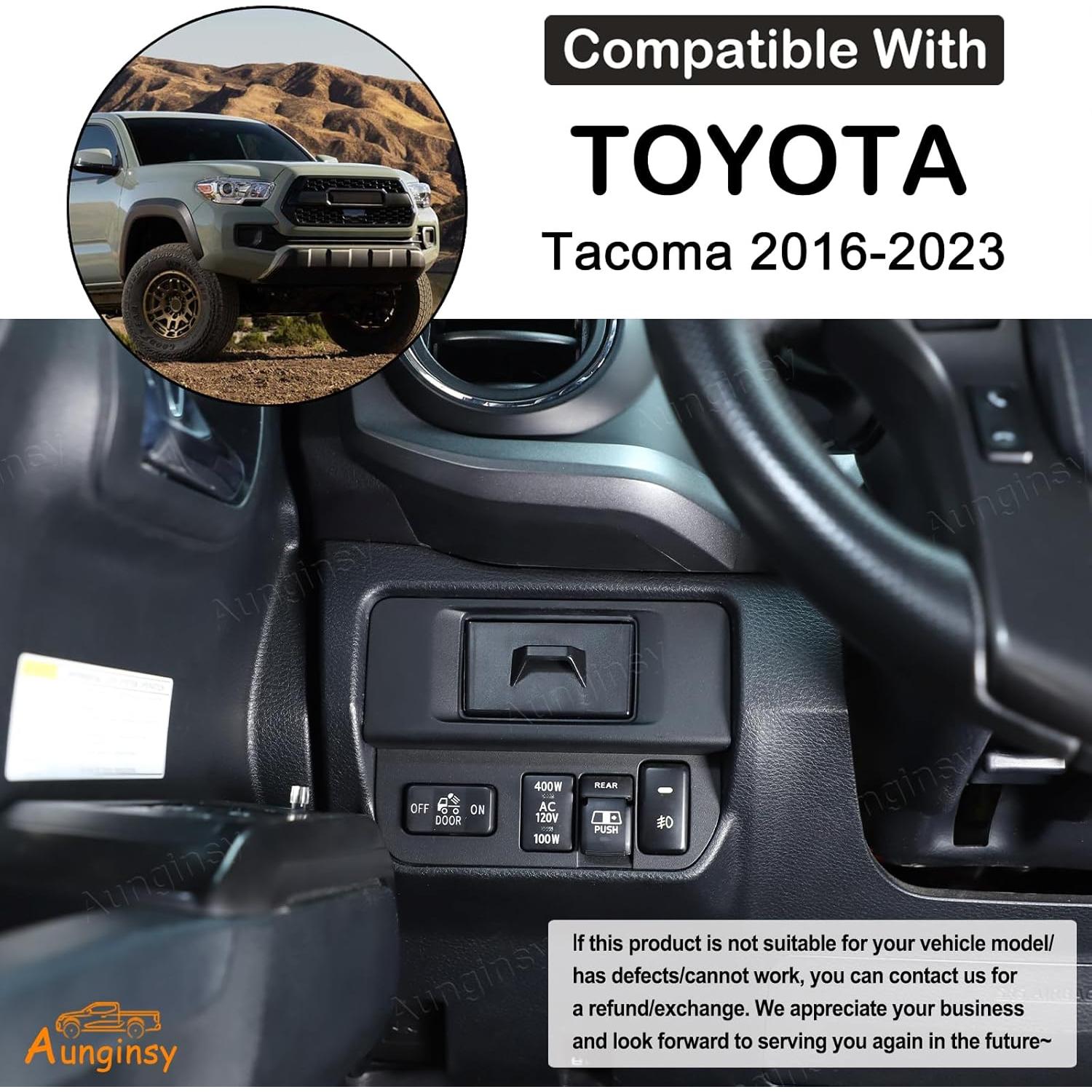 Caja de Almacenamiento Central Aunginsy para Toyota Tacoma 2016-2023