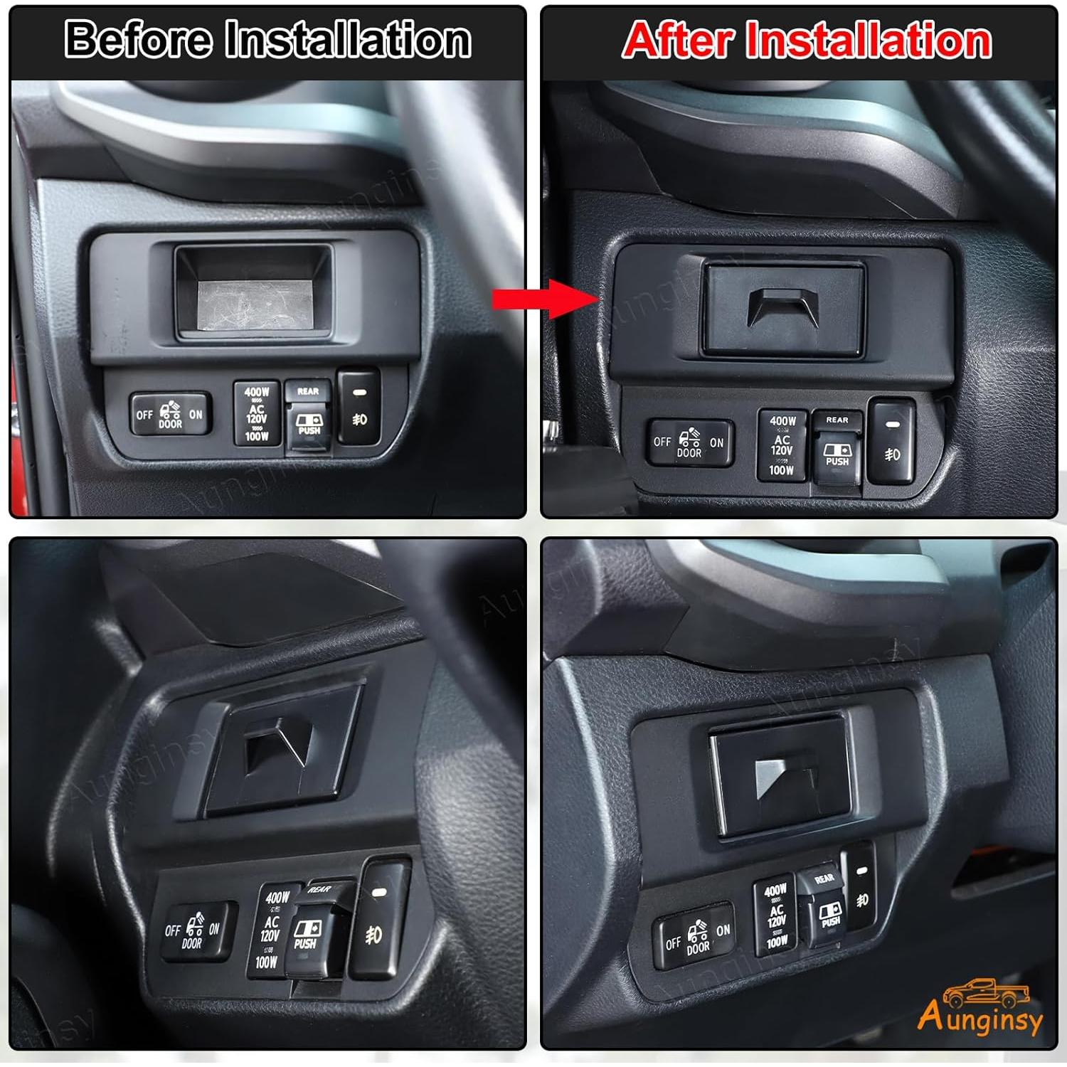 Caja de Almacenamiento Central Aunginsy para Toyota Tacoma 2016-2023