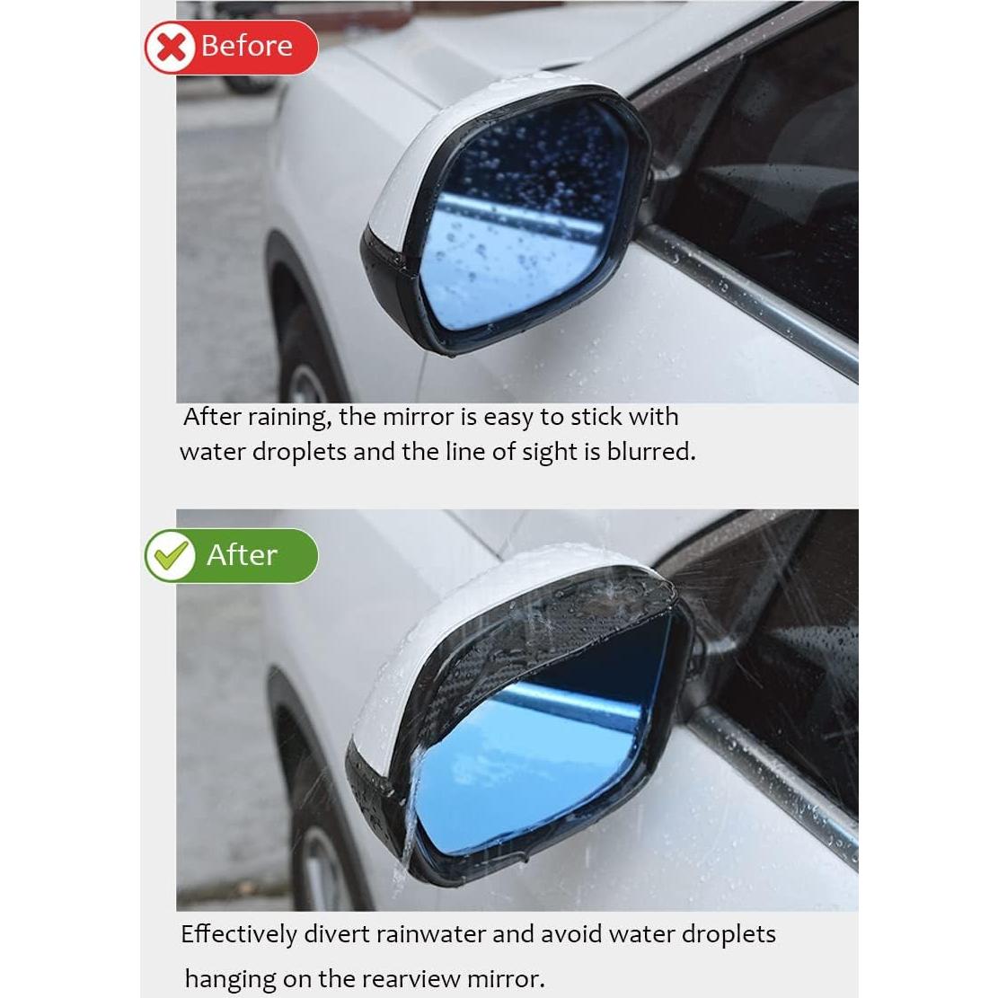 Visera de Lluvia Pincuttee para Espejos Laterales 2 Pzas