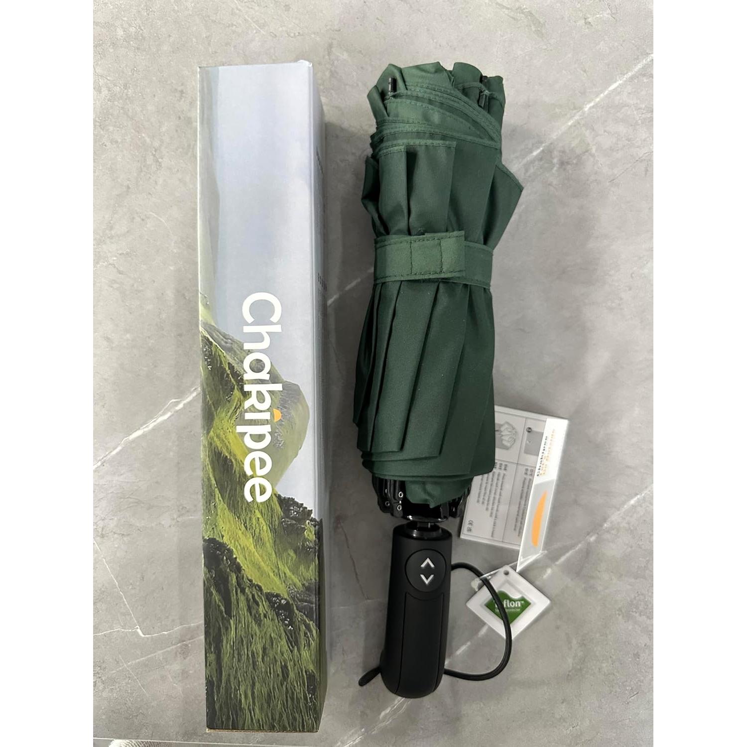 Paraguas Invertido Conlun Automático Compacto Verde 120 cm