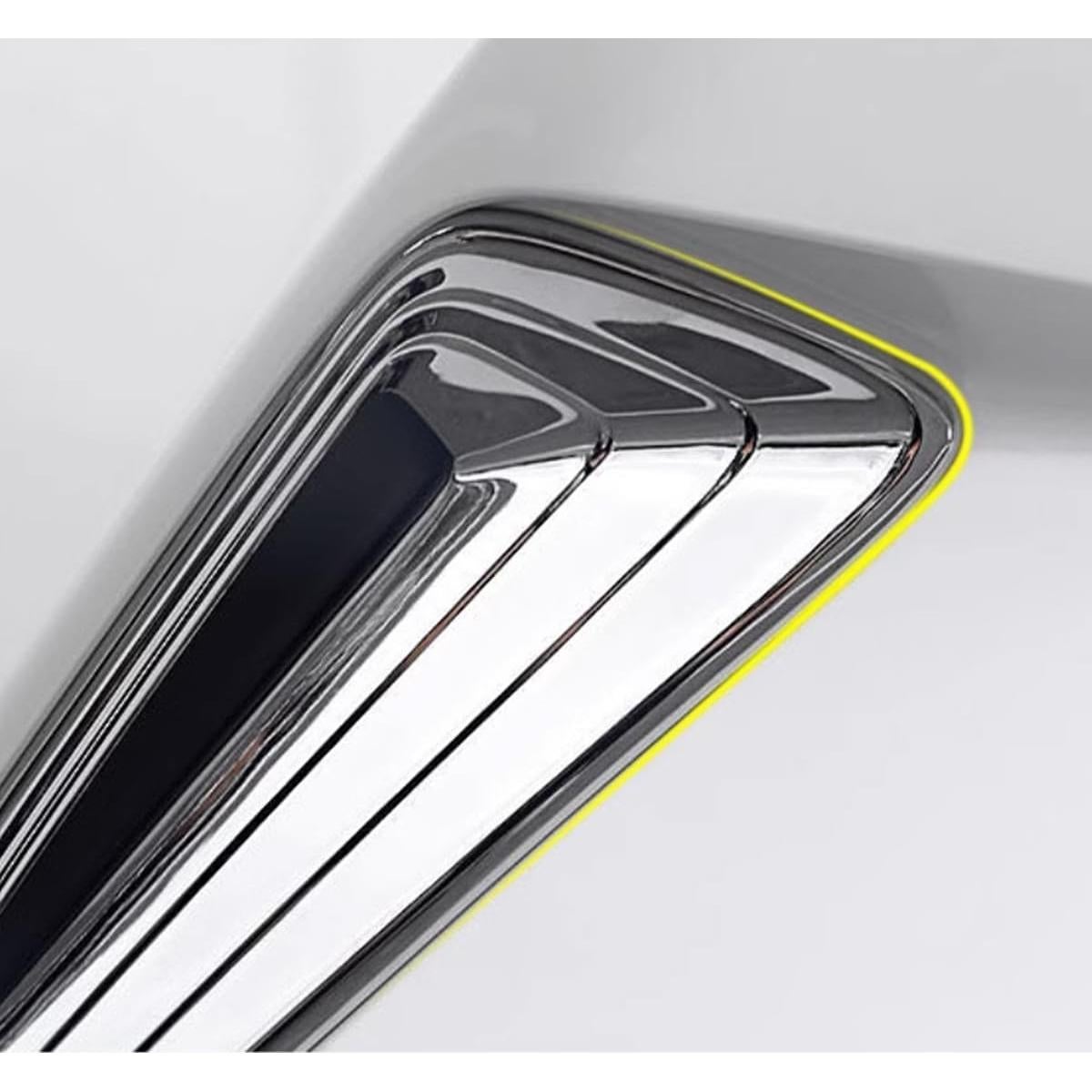 Marco de Luz de Niebla Delantera JIEOSDIN Cromo Toyota C-HR 2018-2019