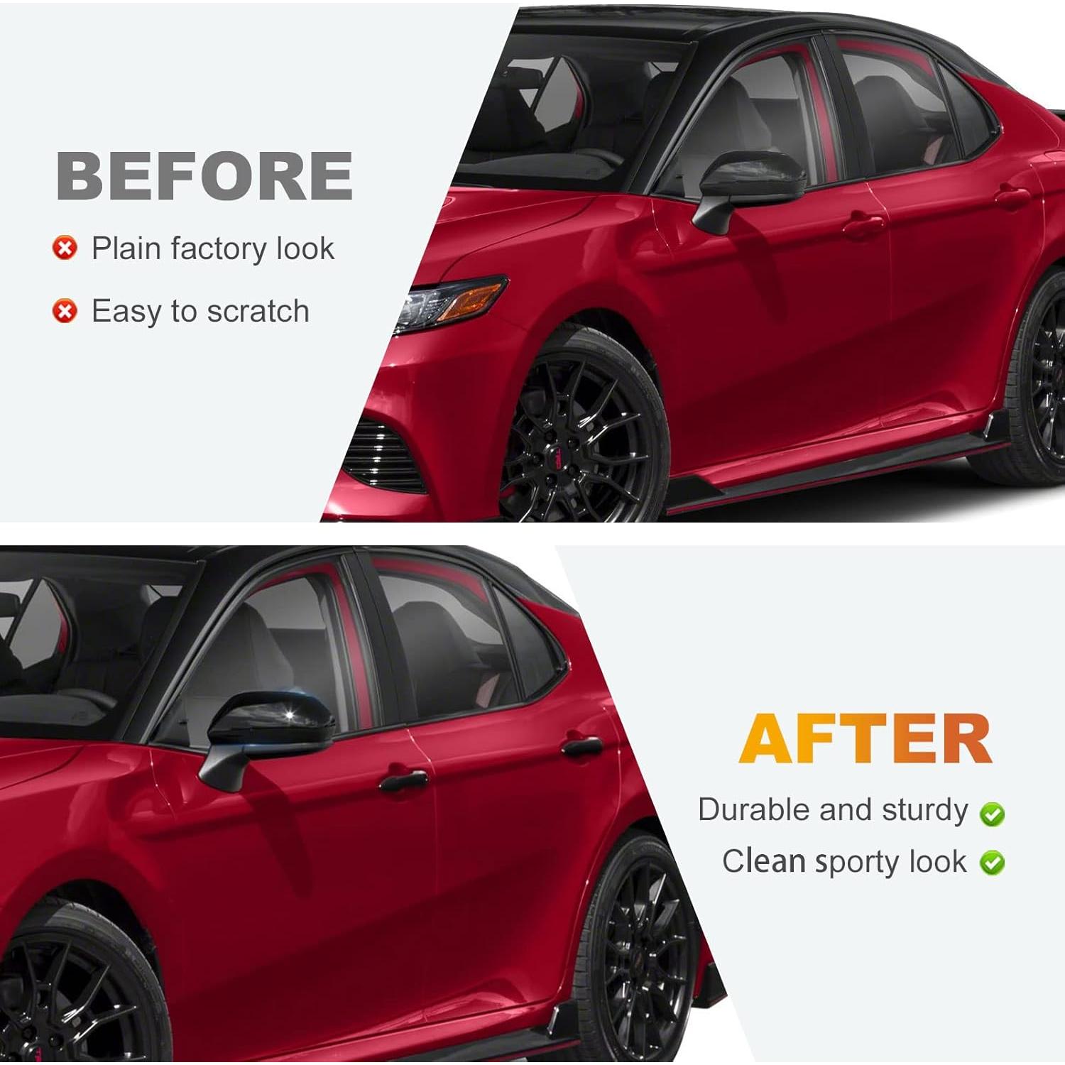 Cubiertas de Espejo y Manijas Sportuli para Toyota Camry 2018-2025