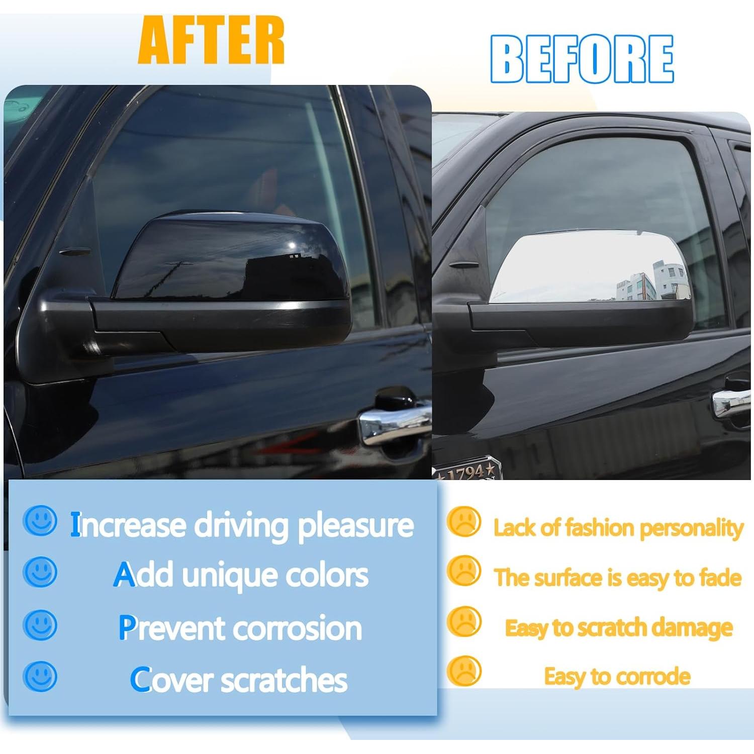 Cubierta de Espejo Retrovisor Lateral Toyota Tundra 2007-2021