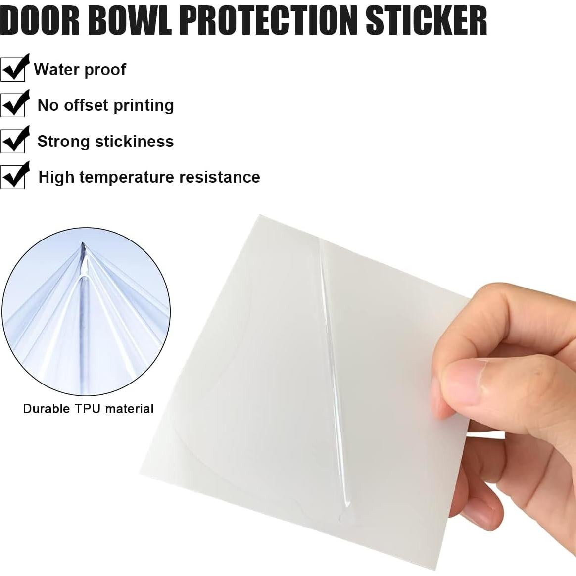 4 Calcomanías de Taza para Manijas de Auto 8sanlione Púrpura