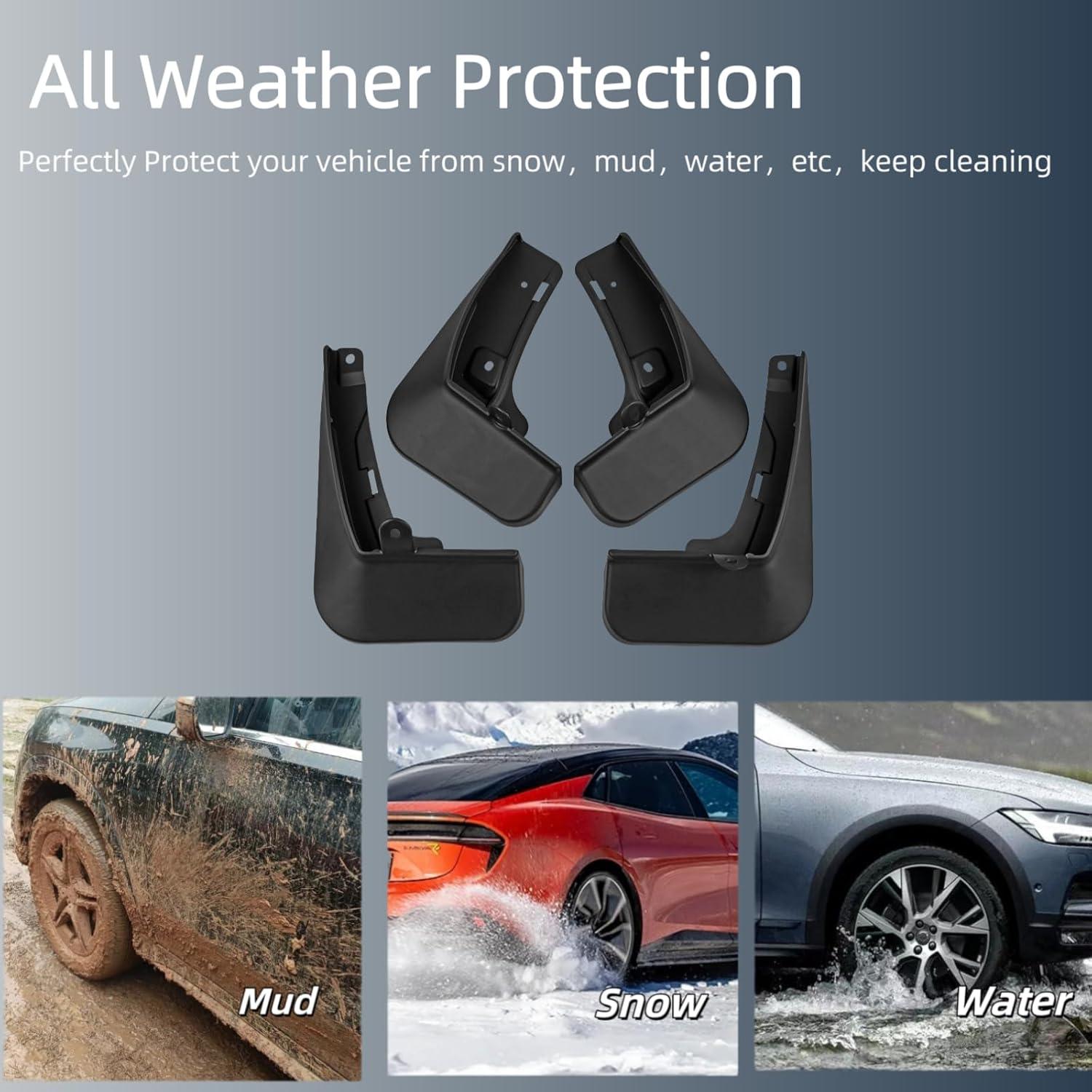 Guardabarros Kiopsom para Toyota Crown 2023-2025, PP, Fácil Instalación