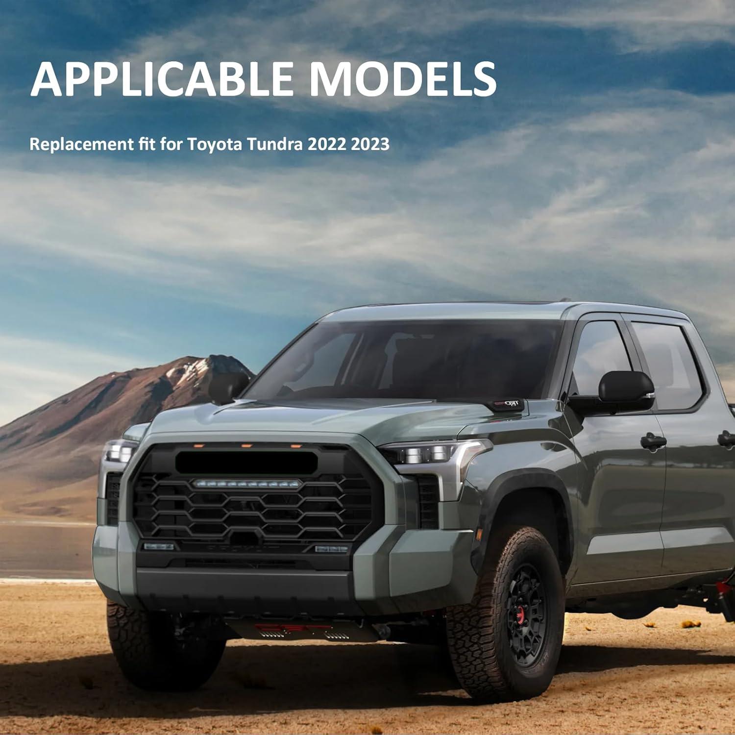 Cristal Espejo Lateral Derecho Toyota Tundra 2022-2023