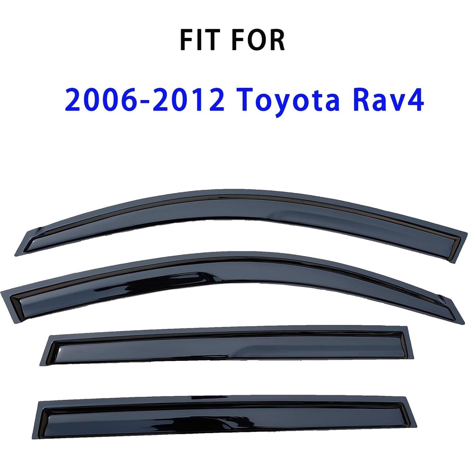 Viseras de Ventana Exteriores LIKDIKDIK para Toyota RAV4 2006-2012
