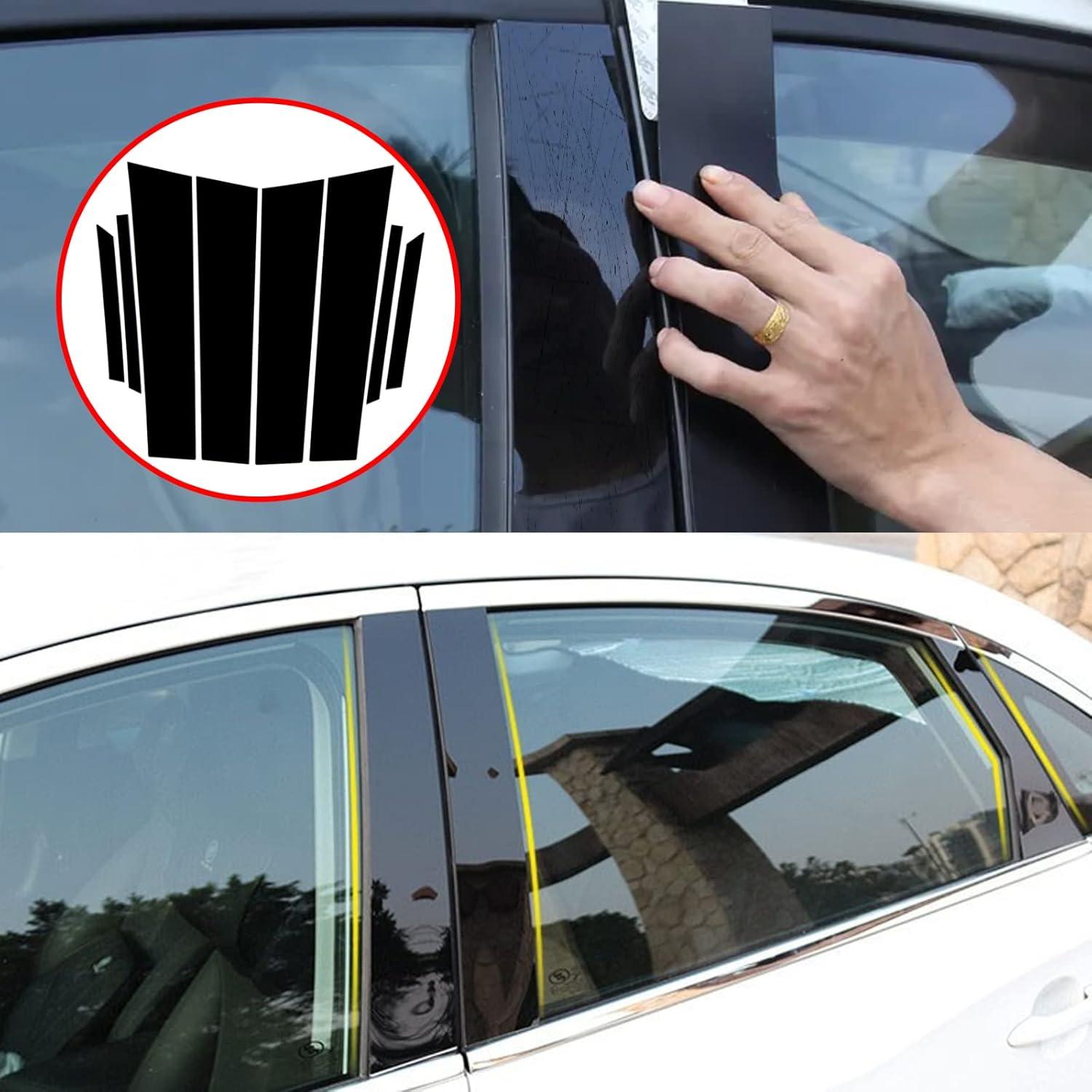 8PCS Cubierta de B-Pilares Ventana Toyota CHR 2018-2021