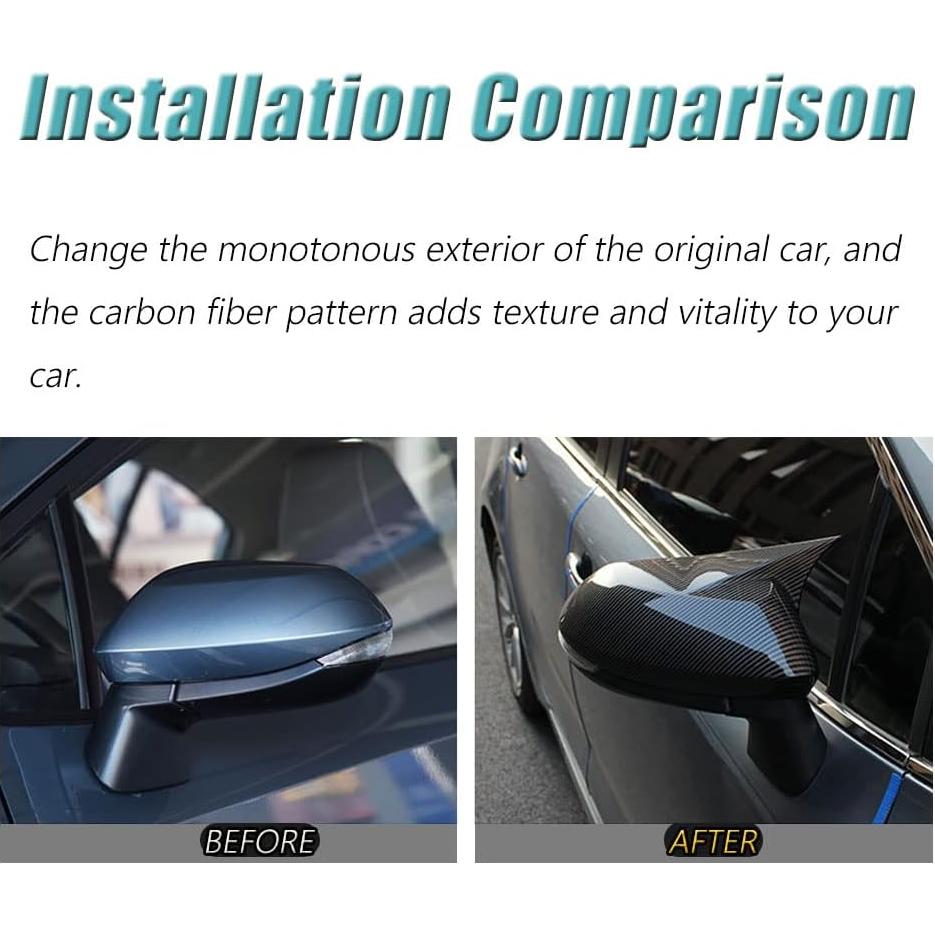 Cubiertas de Espejo Retrovisor BOYUER para Toyota Corolla 2020-2025