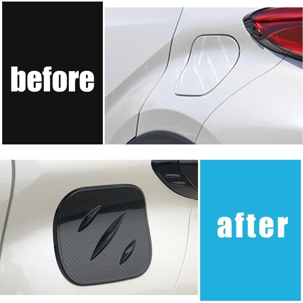 Cubierta del Tapón del Tanque de Combustible ERIDANUS para Toyota C-HR 2018-2022 Estilo Fibra de Carbono