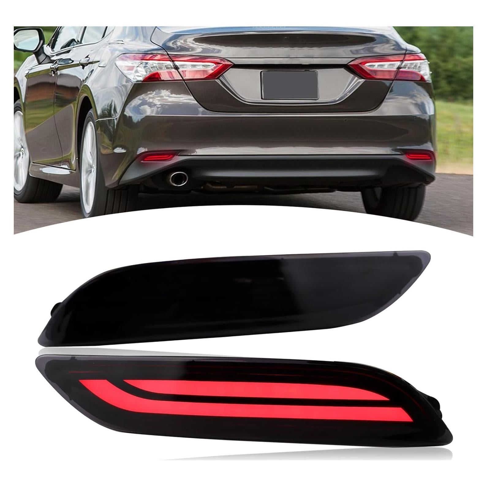 Luces Traseras LED Ahumadas BINQIGOO para Toyota Camry 2018-2023