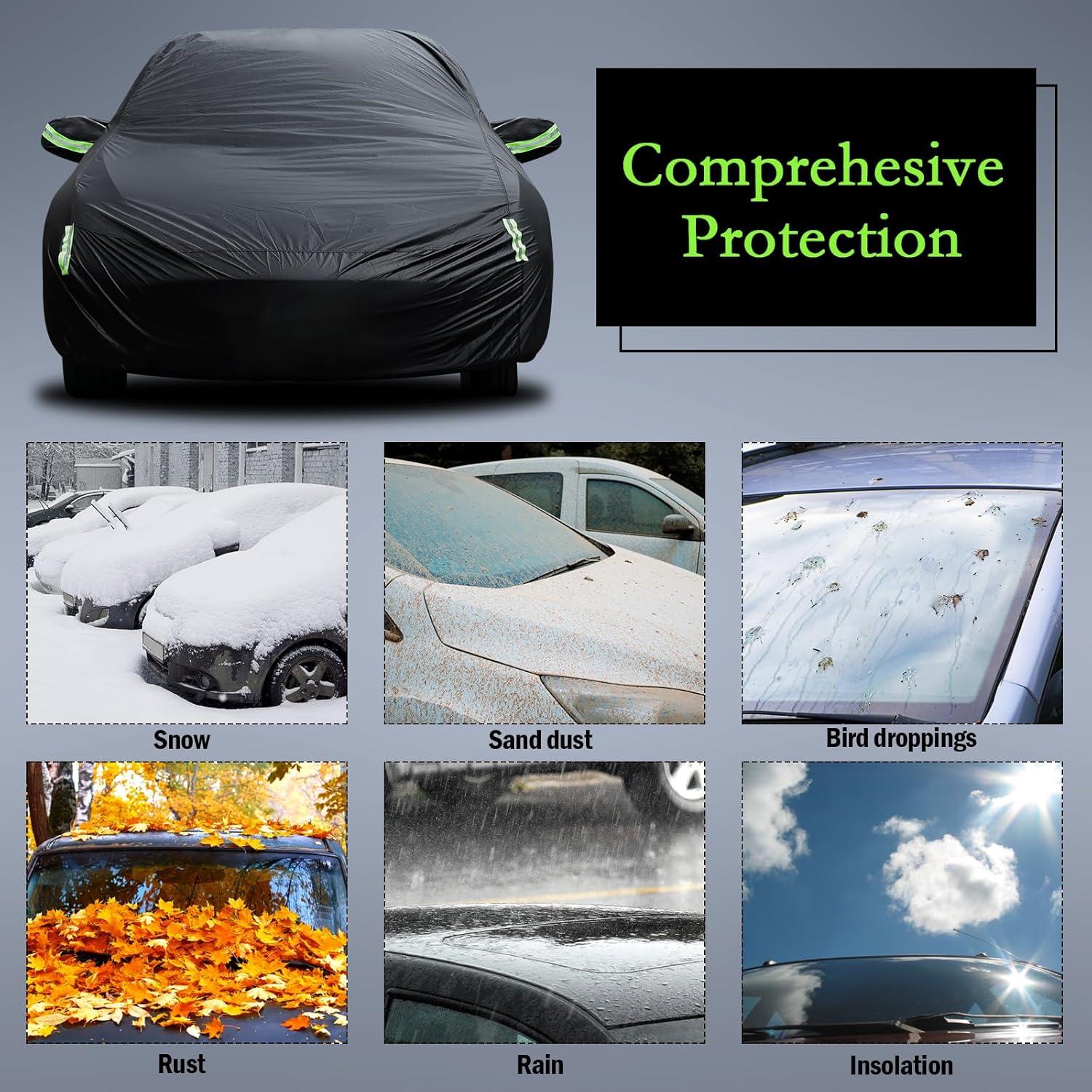 Funda de Coche Impermeable Migaven para Toyota Corolla y Honda Civic