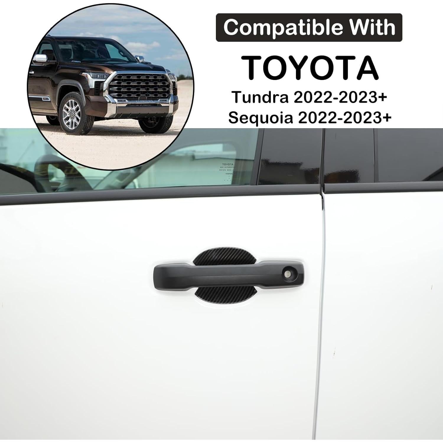 Cubierta de Tazón Manija Puerta Aunginsy Toyota 2022-2025