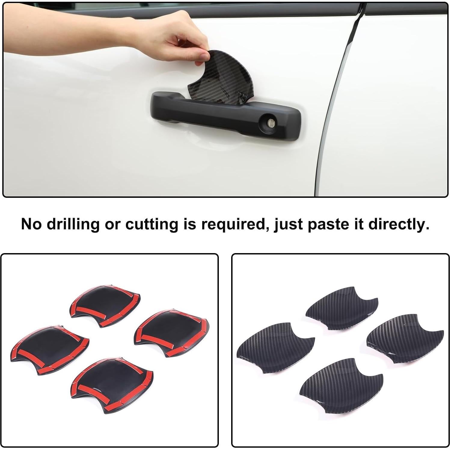 Cubierta de Tazón Manija Puerta Aunginsy Toyota 2022-2025