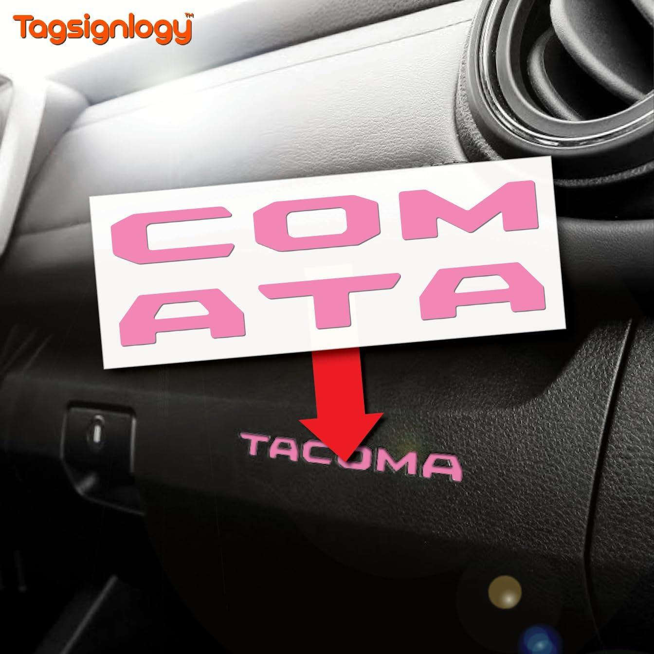 Calcomanías Vinilo UV 2 Sets Rosa Claro para Toyota Tacoma 2016-2023
