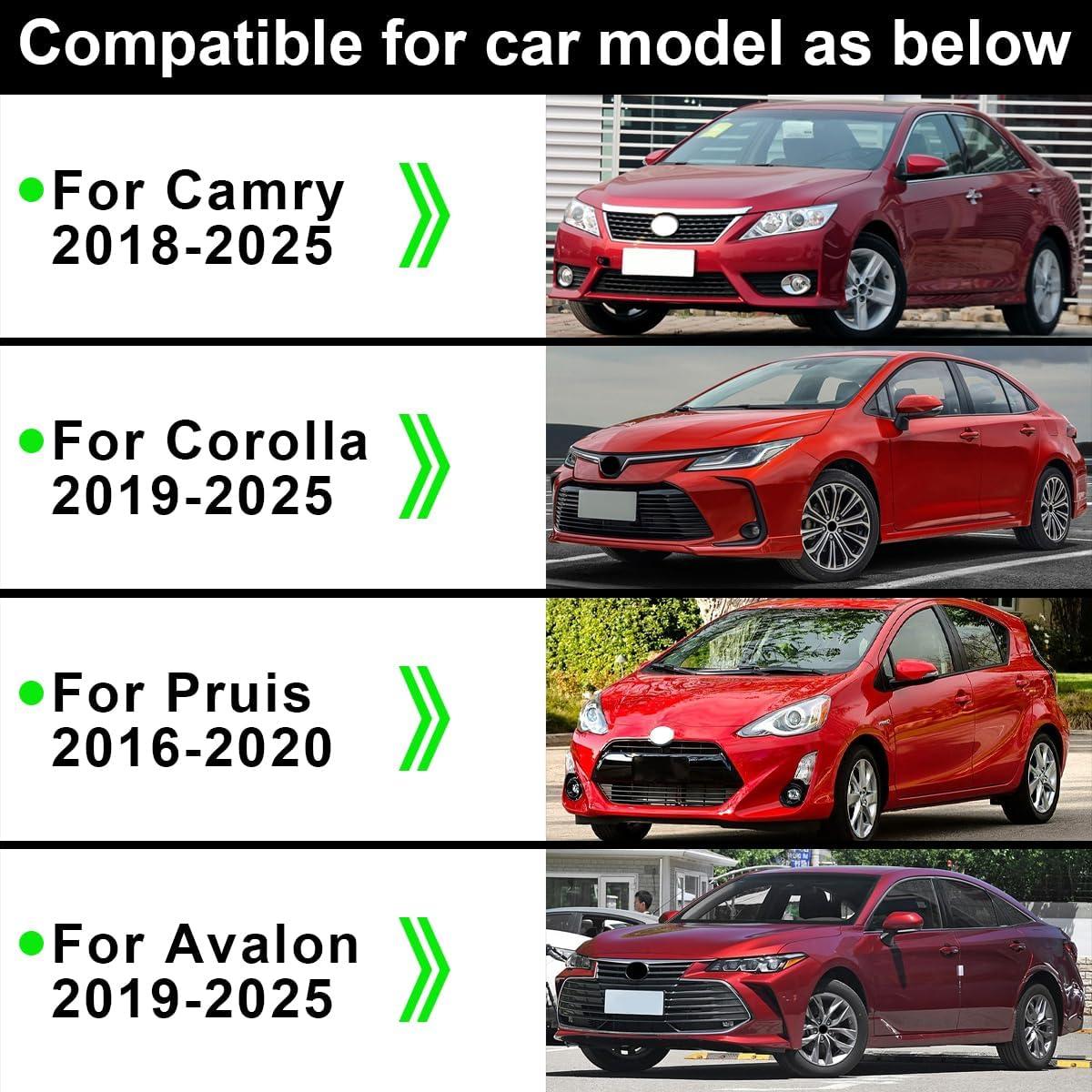 Cubierta de Manija de Puerta Toyota GZJUNFUGJ Negra 2018-2025