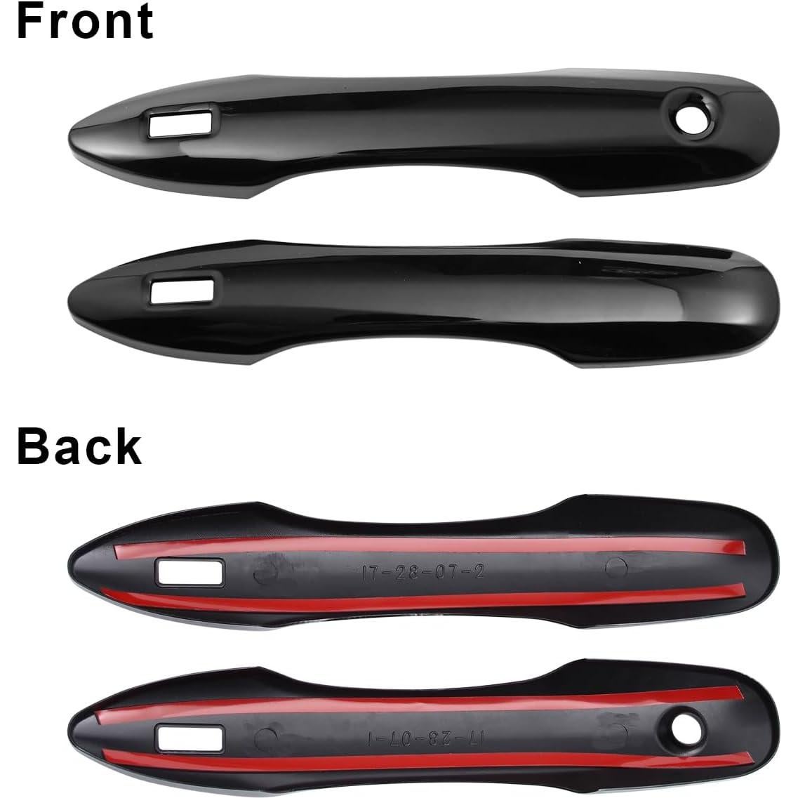 Cubierta de Manija de Puerta Toyota GZJUNFUGJ Negra 2018-2025