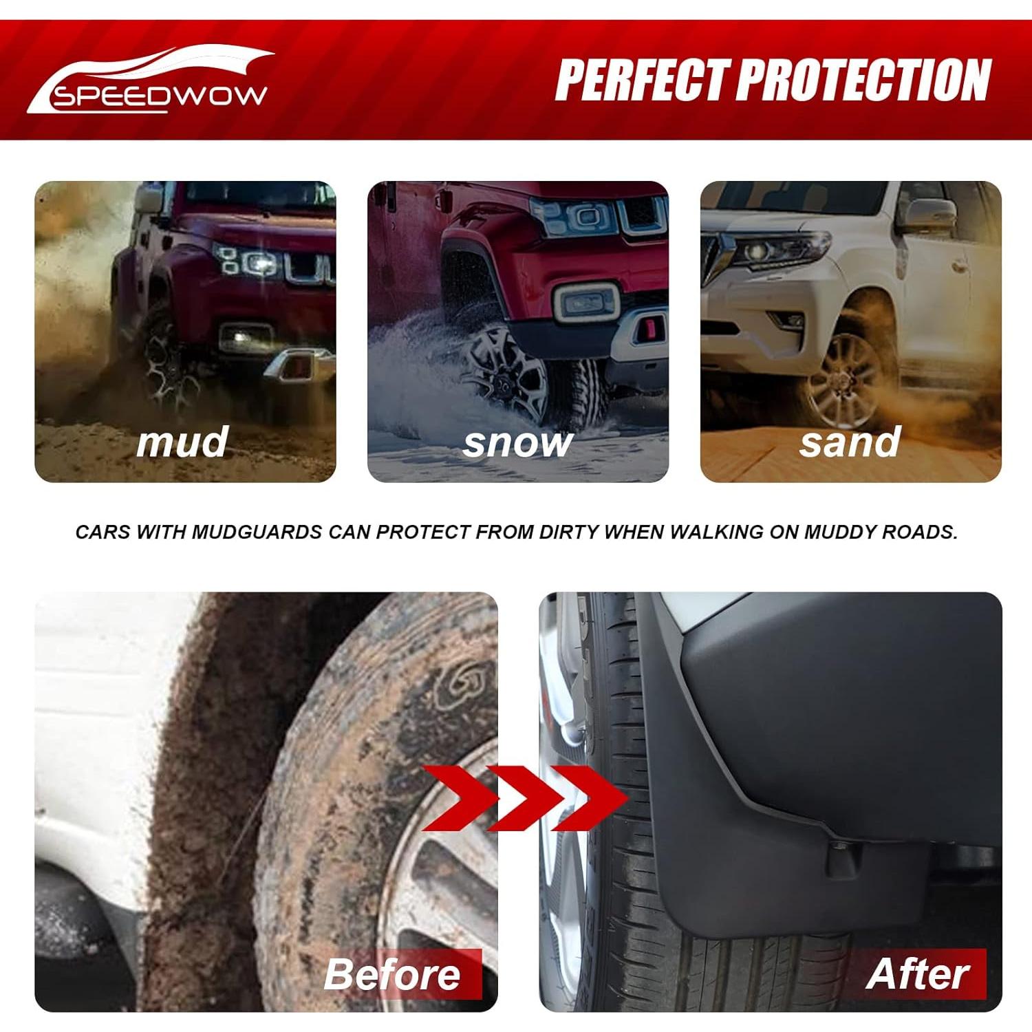 Guardas de Barro SPEEDWOW para Toyota RAV-4 2019-2022