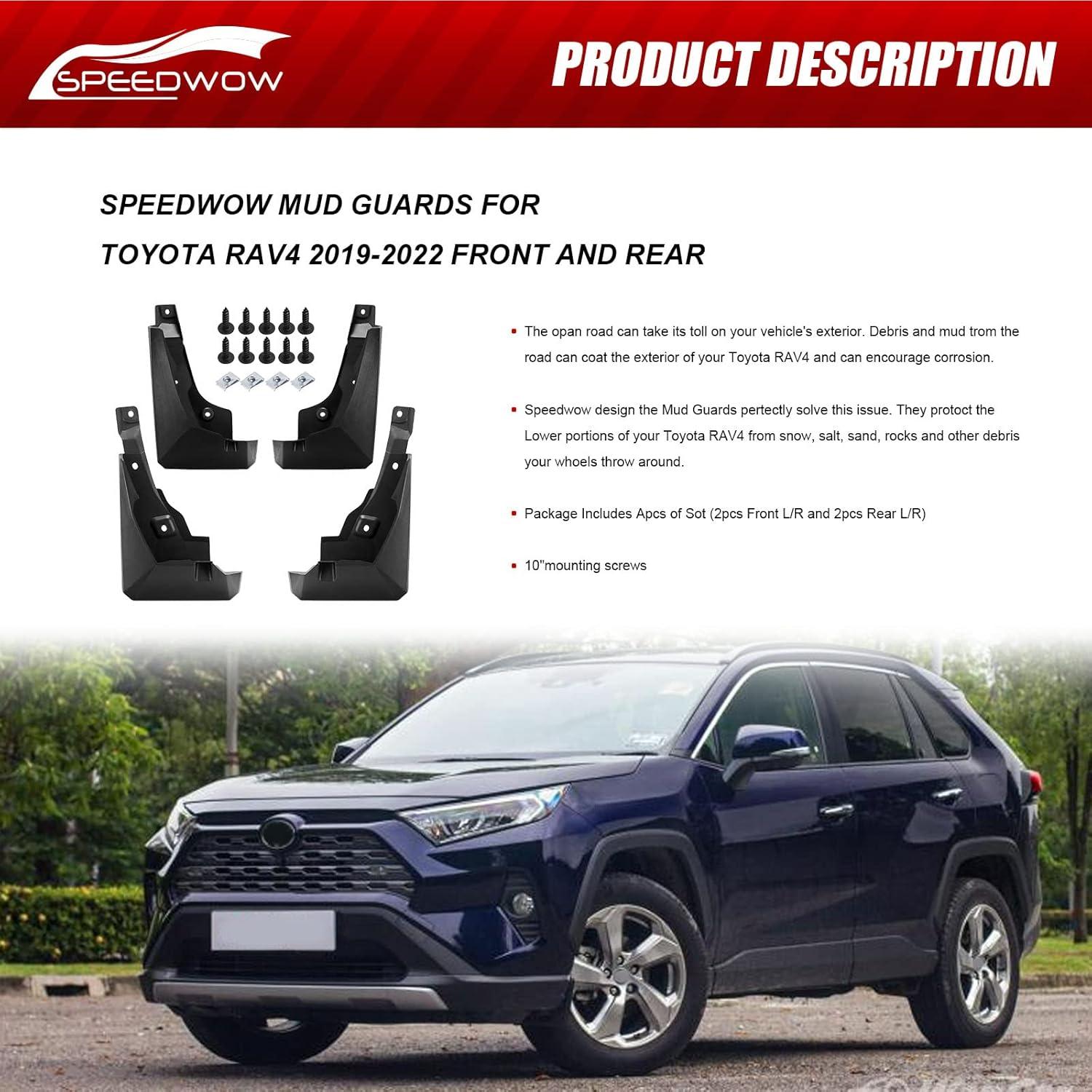 Guardas de Barro SPEEDWOW para Toyota RAV-4 2019-2022