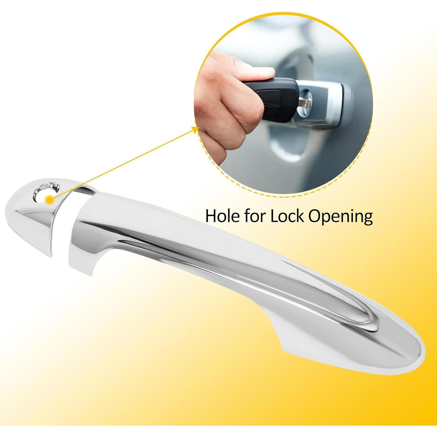 Cubiertas de Manijas de Puerta OCPTY para Toyota RAV4 2013-2018