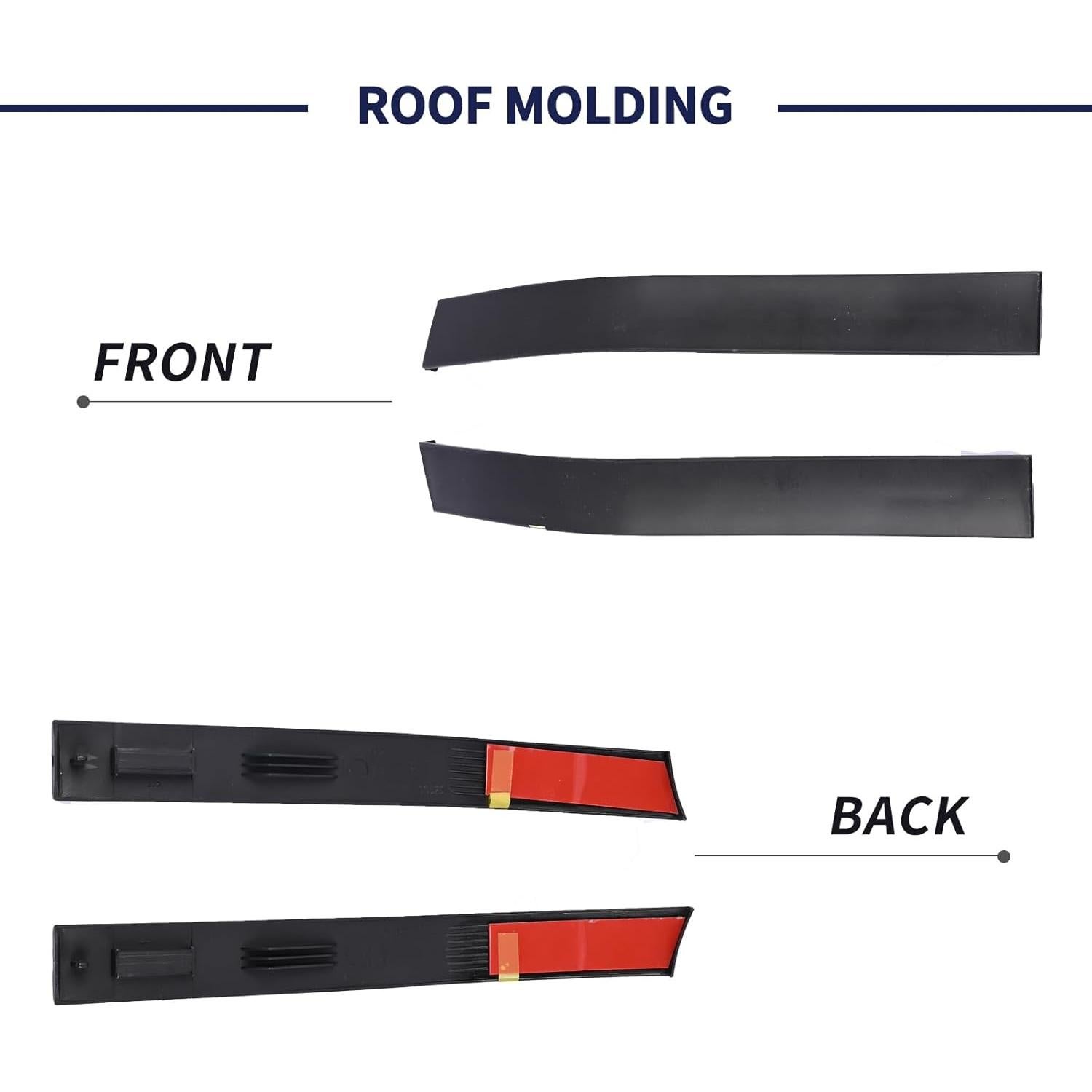 Moldura Techo Trasera Toyota Tundra Doble Cabina 2007-2021