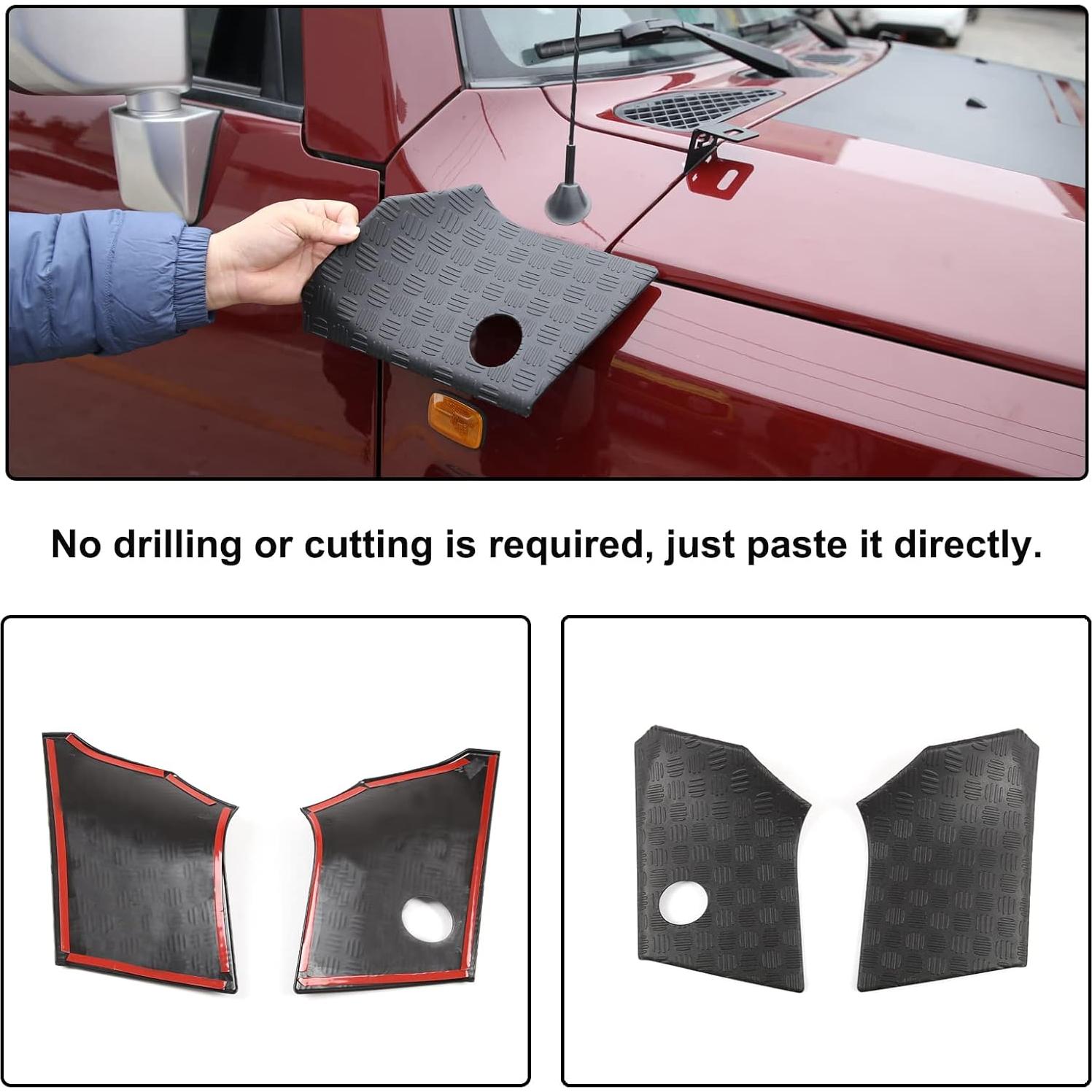 Cubierta de Recorte Aunginsy para Toyota FJ Cruiser 2007-2021