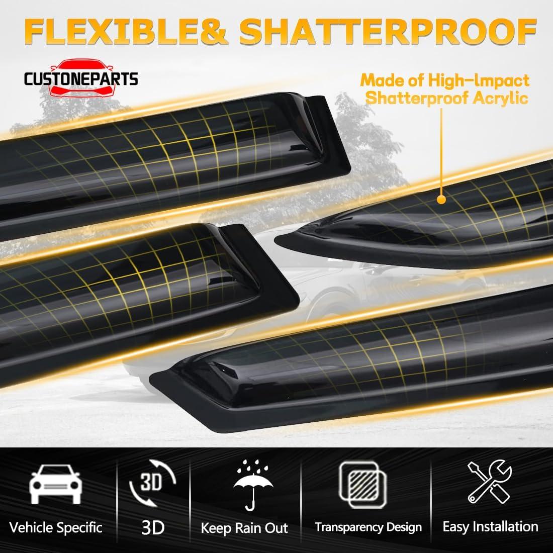 Viseras de Ventana Toyota Camry 2018-2022 CUSTONEPARTS 4PCS