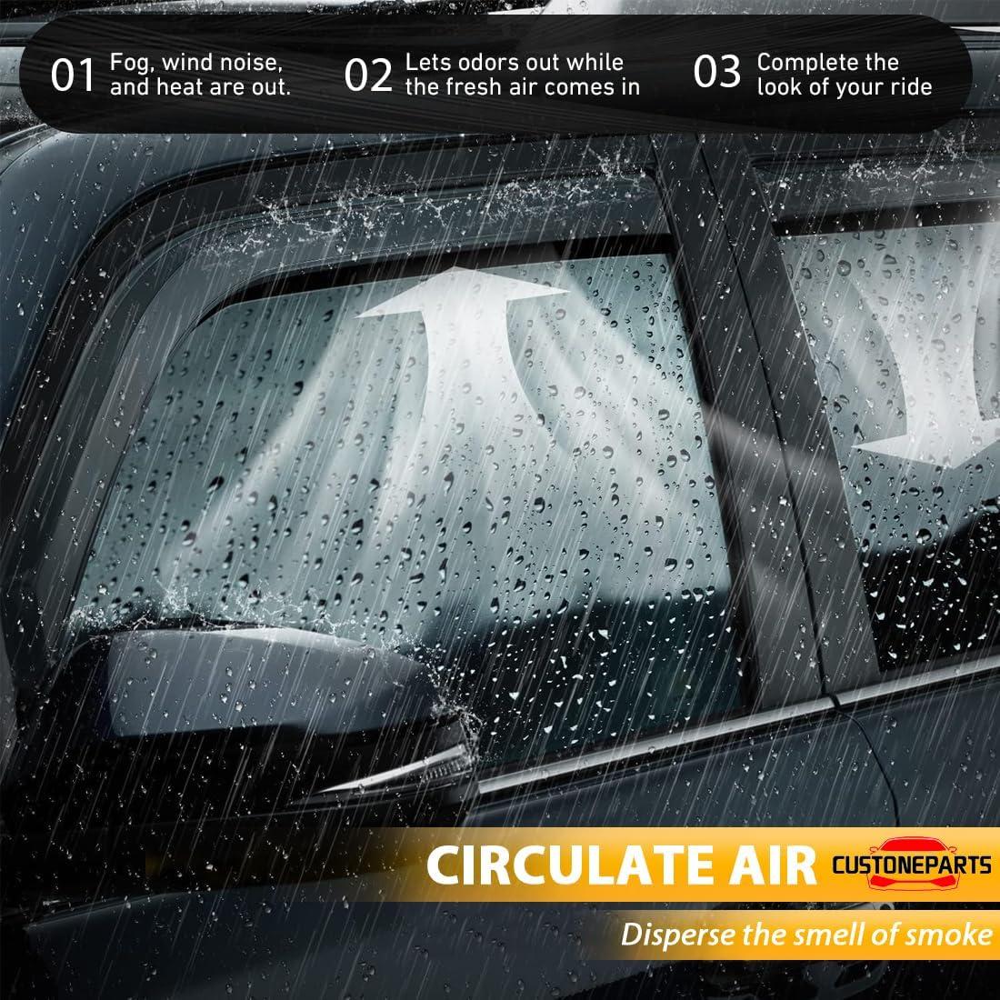 Viseras de Ventana Toyota Camry 2018-2022 CUSTONEPARTS 4PCS