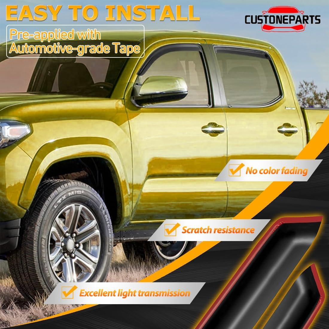 Viseras de Ventana Toyota Camry 2018-2022 CUSTONEPARTS 4PCS