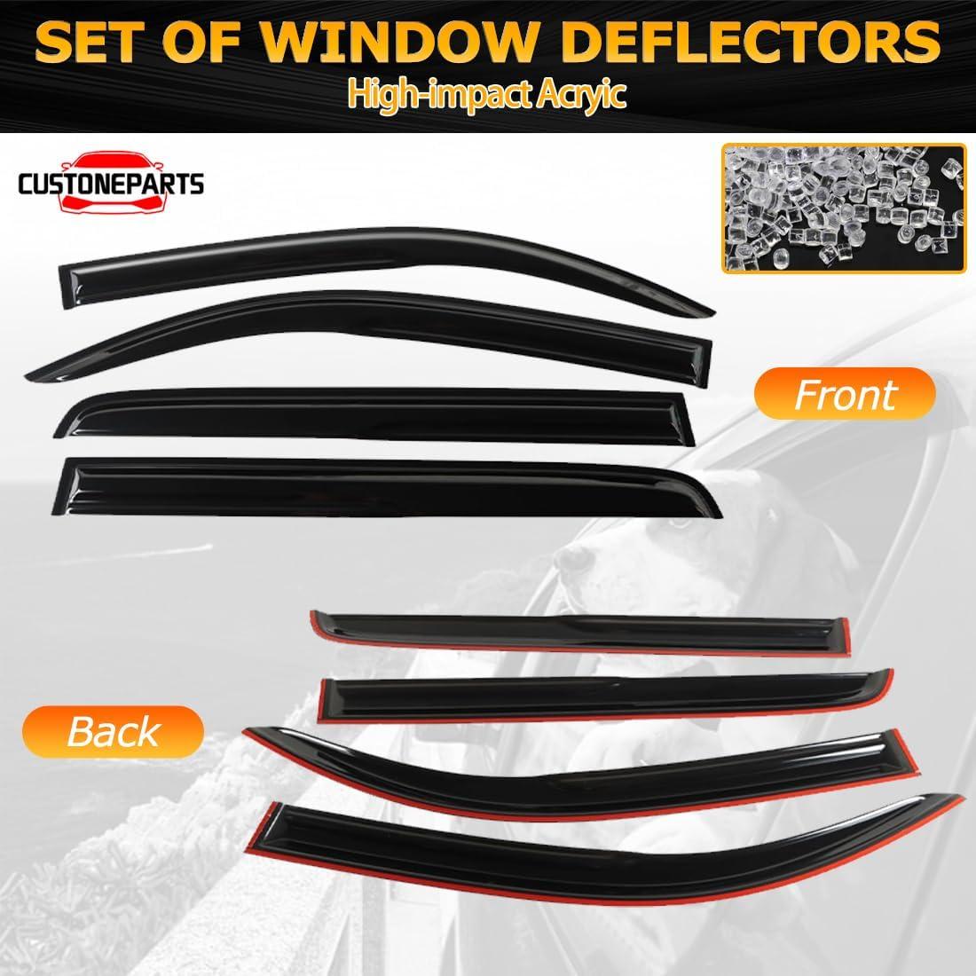 Viseras de Ventana Toyota Camry 2018-2022 CUSTONEPARTS 4PCS