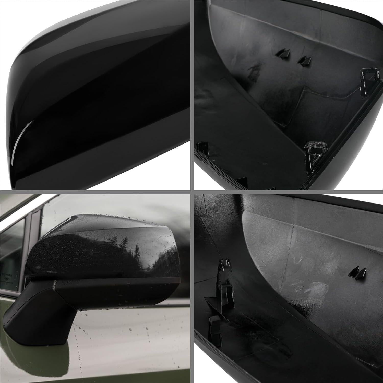 Cubierta de Espejo Sportuli Negra Brillante para Toyota RAV4 2019-2025