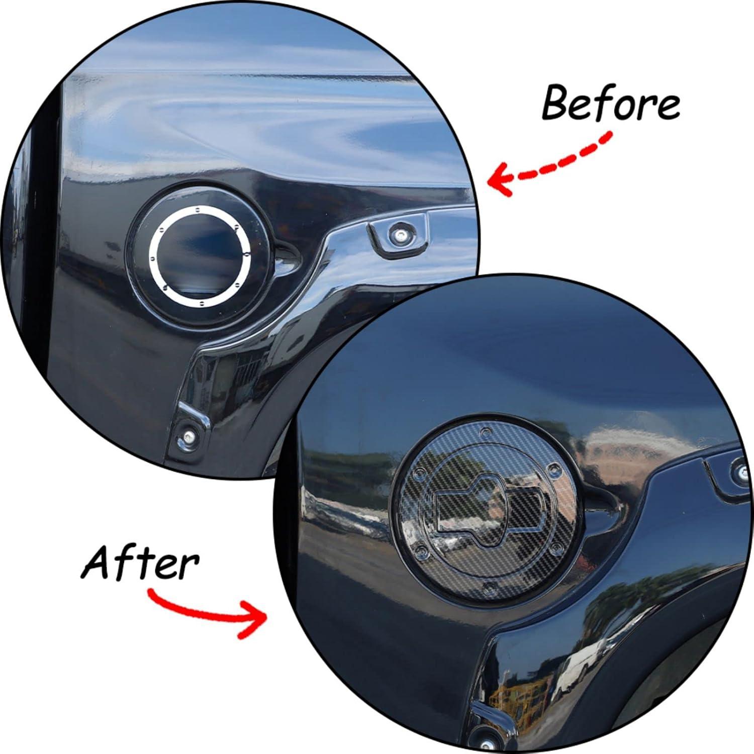 Cubierta Tanque Combustible Toyota Tundra 2007-2021 ABS Carbono