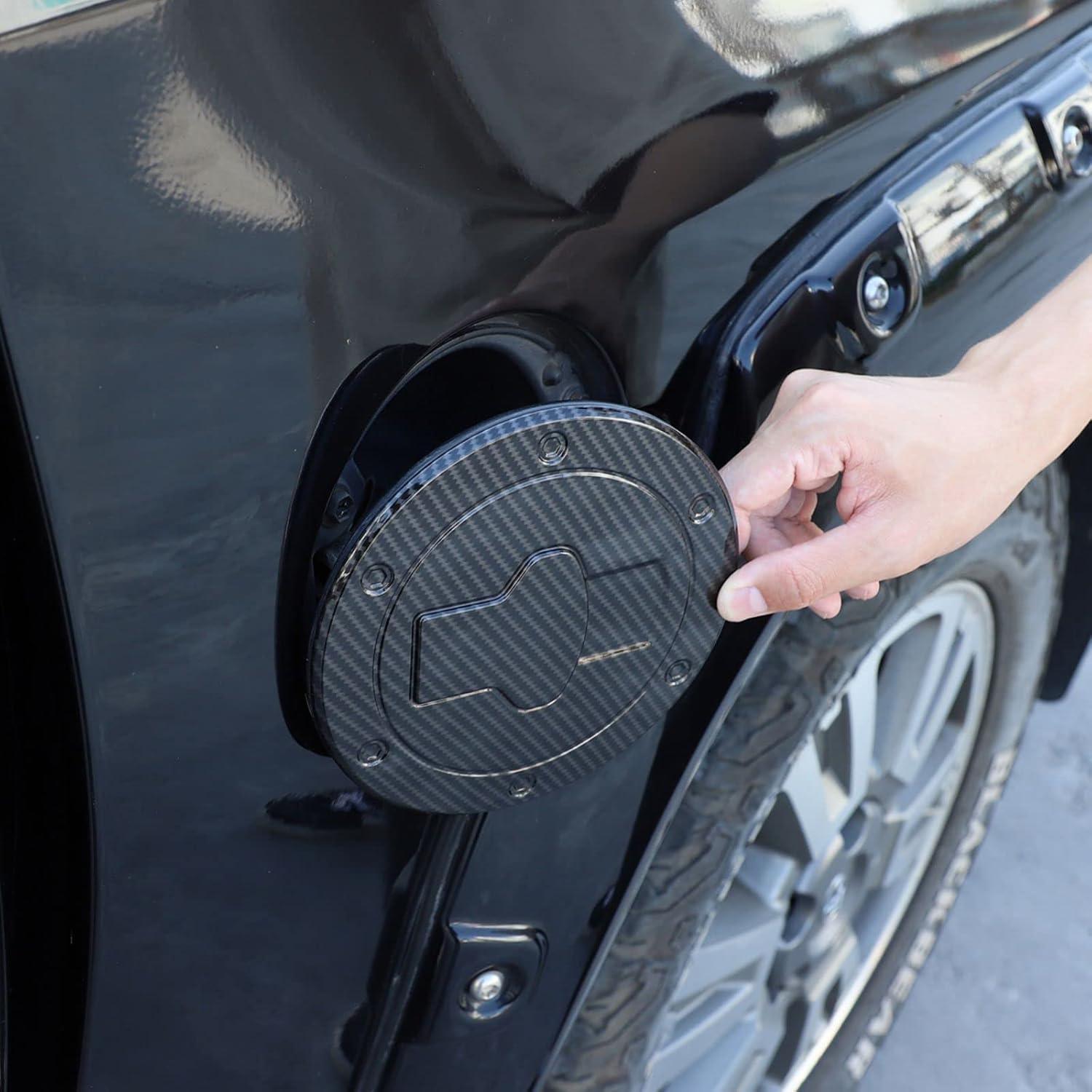 Cubierta Tanque Combustible Toyota Tundra 2007-2021 ABS Carbono