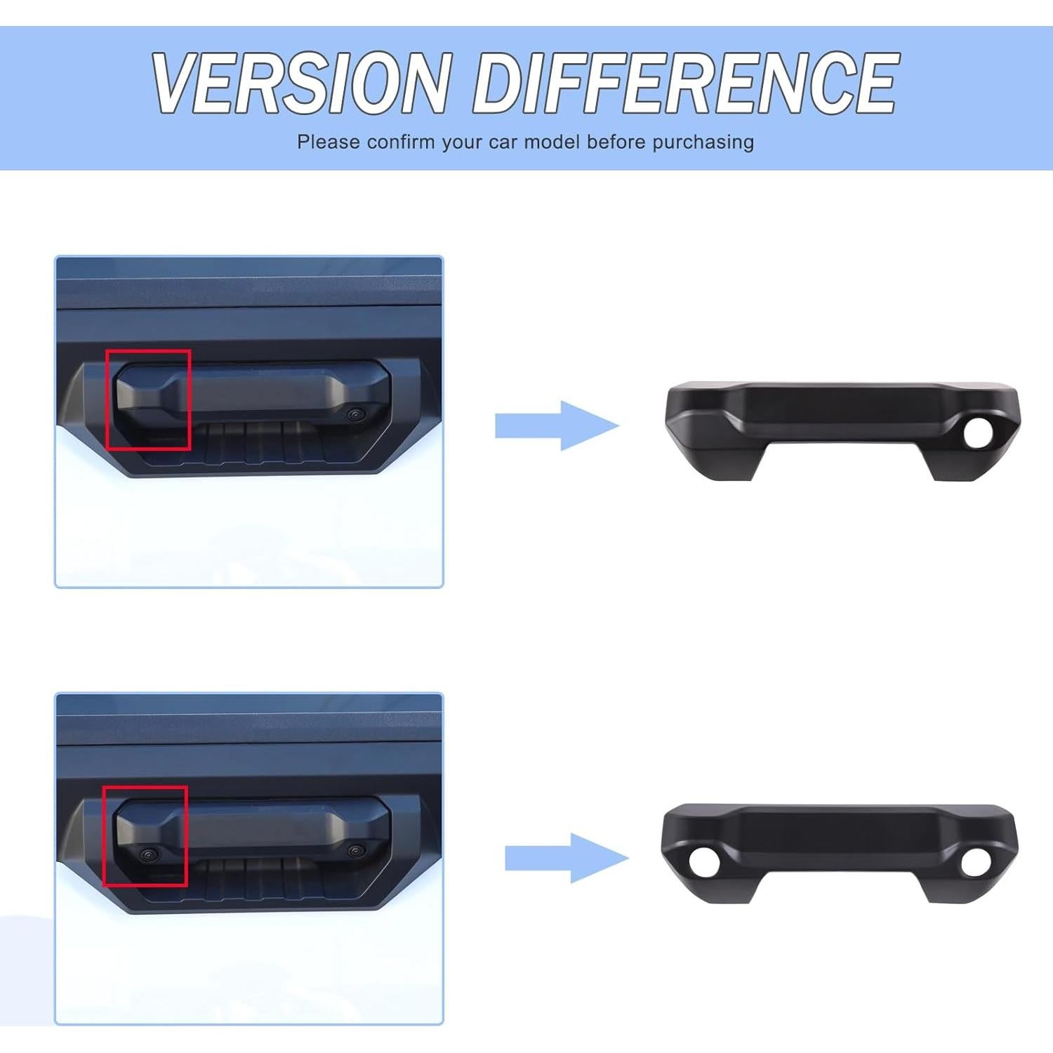 Cubierta Mango Portón Trasero Aunginsy Toyota Tundra 2022-2025