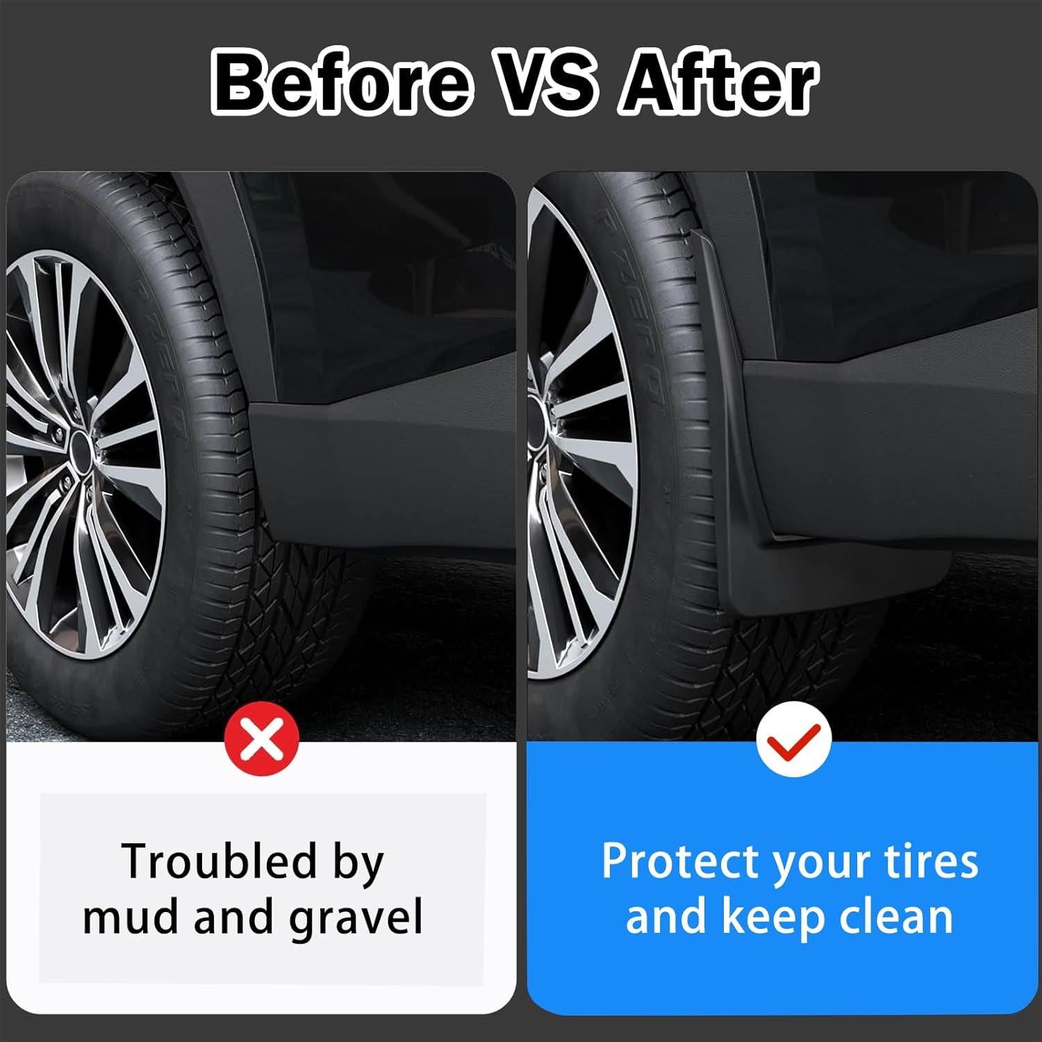 Guardabarros Salpicaderos PIUGILH para Toyota Grand Highlander 2024-2025