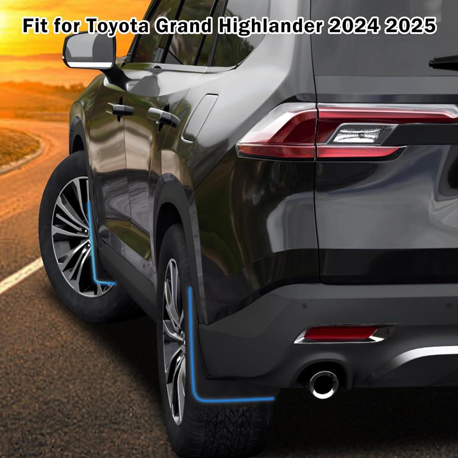 Guardabarros Salpicaderos PIUGILH para Toyota Grand Highlander 2024-2025