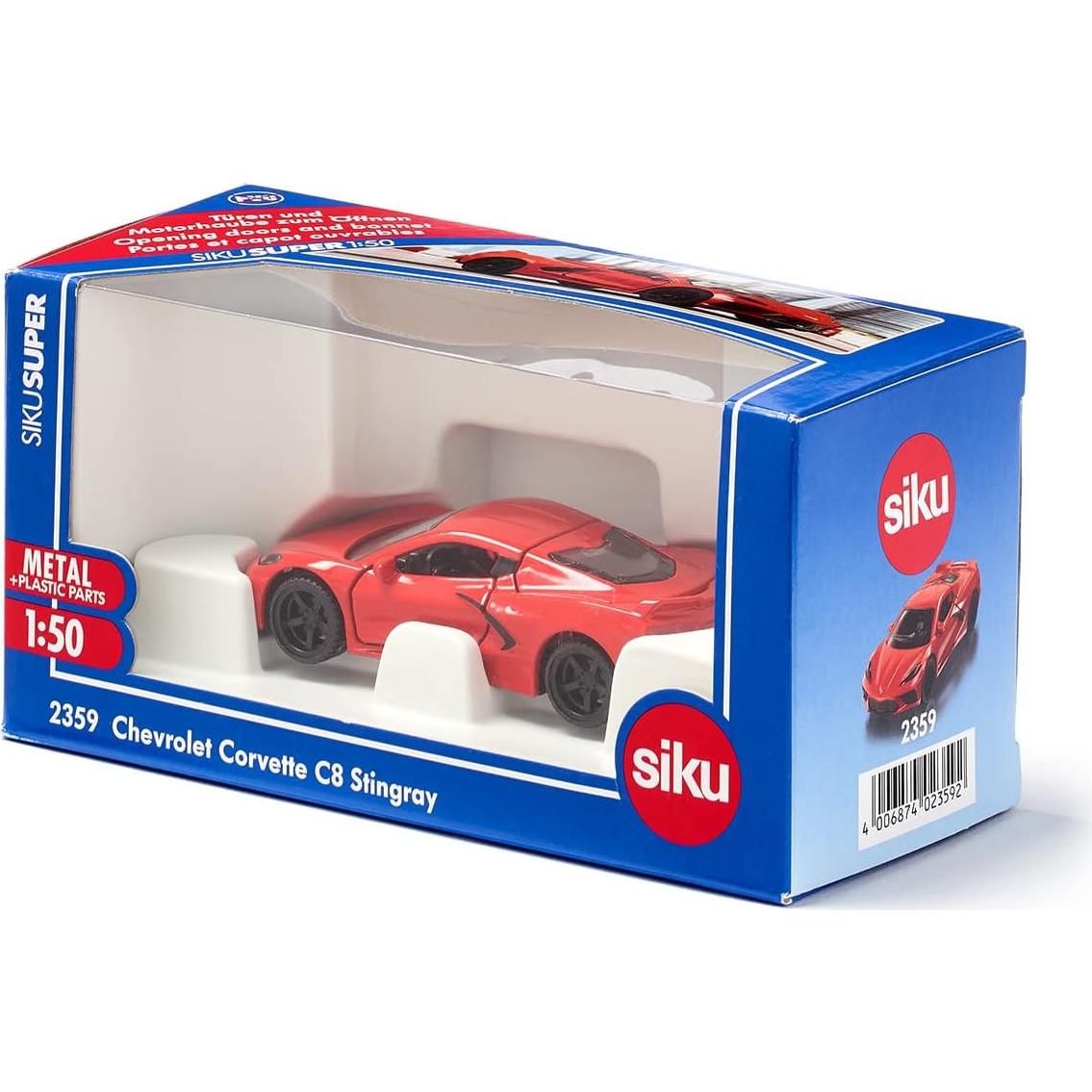 Siku 2359 Chevrolet Corvette Stingray Juguete 1:50 Rojo