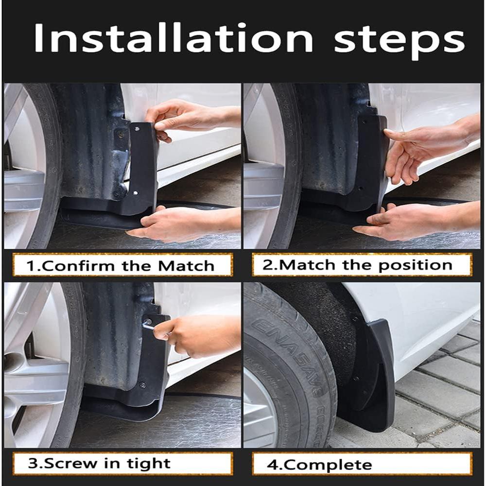 Kit de Guardabarros QKUDNGHY para Toyota Corolla Sedan 2020-2025