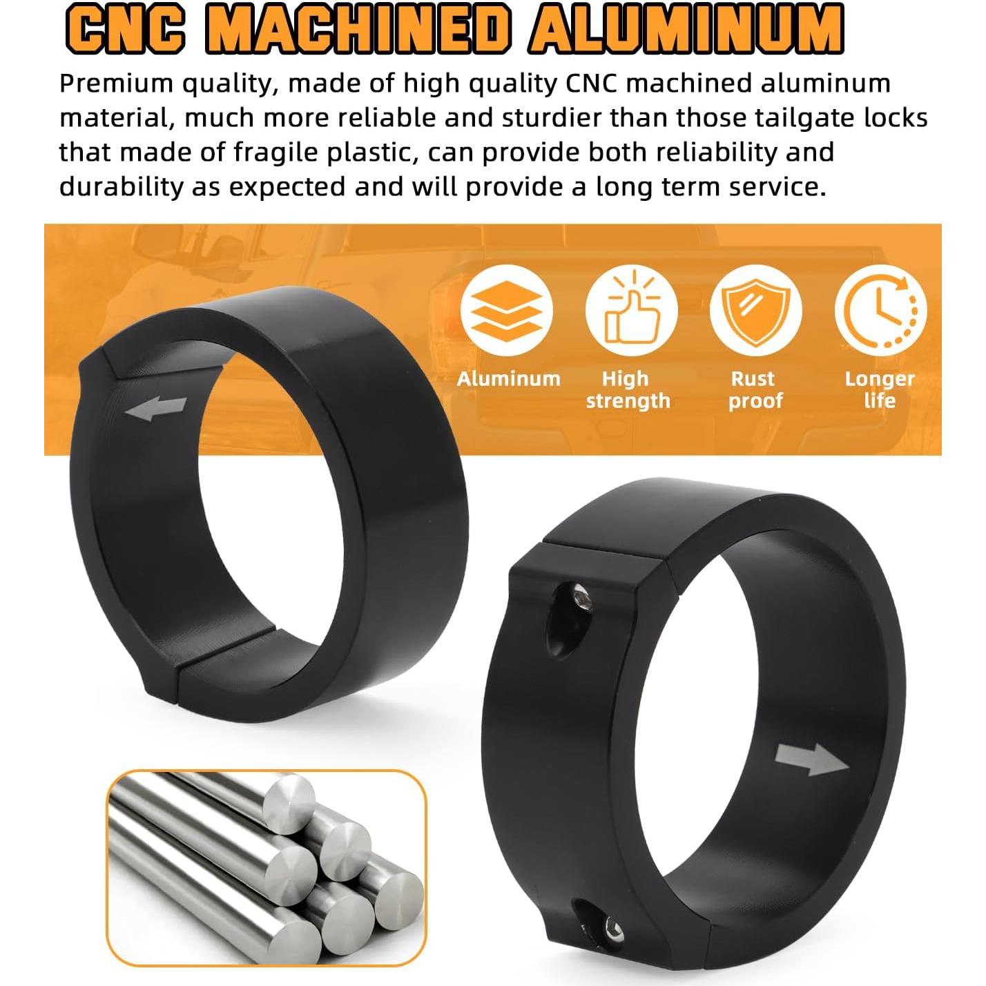 Bloqueo Antirrobo de Puerta Trasera Foruly Toyota Tacoma 2016-2023