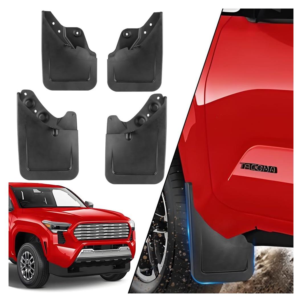 Guardabarros LUNQIN Extra Grande para Toyota Tacoma 2024-2025