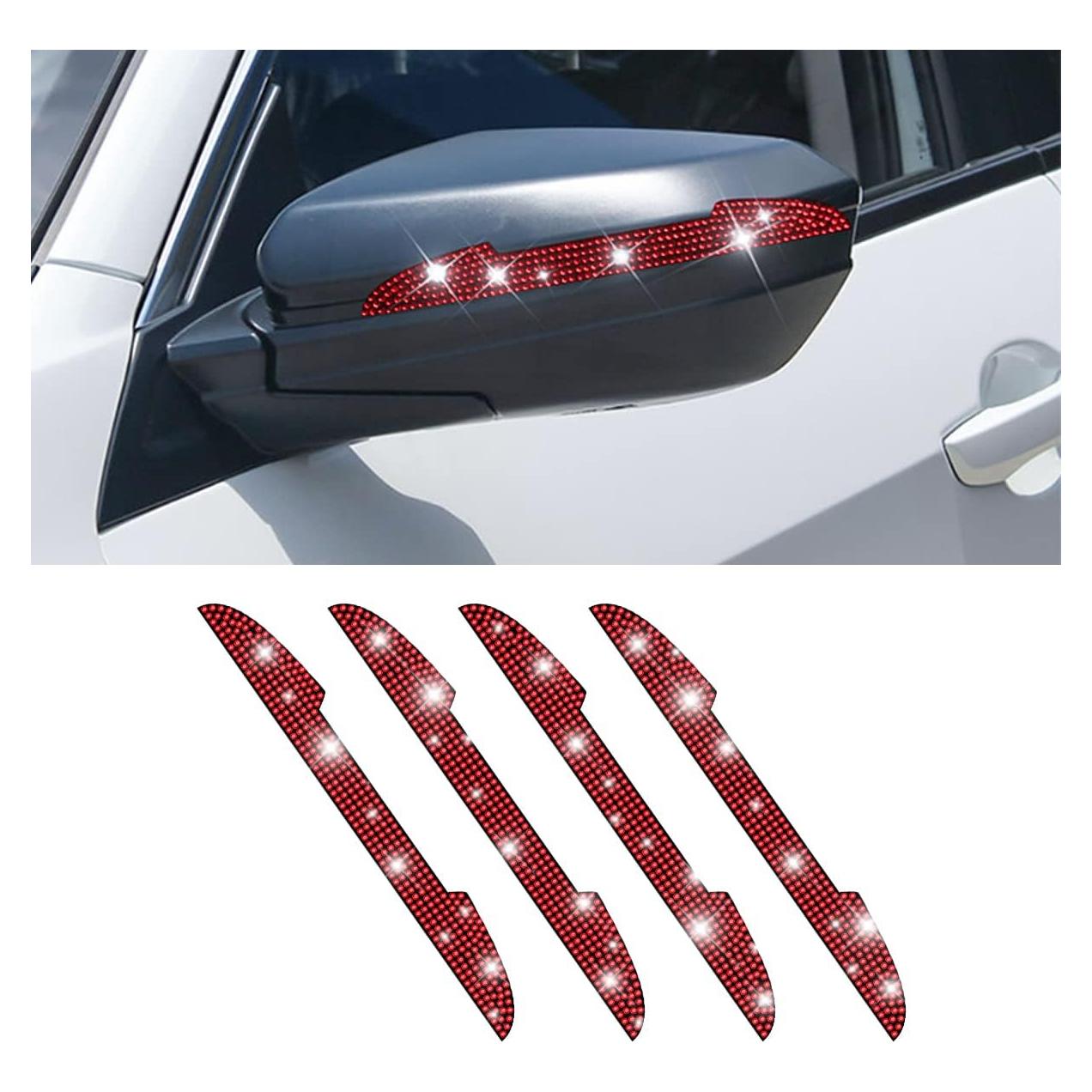 4 Protectores de Rasguños para Manijas de Puerta BLAU GRUN Rojo