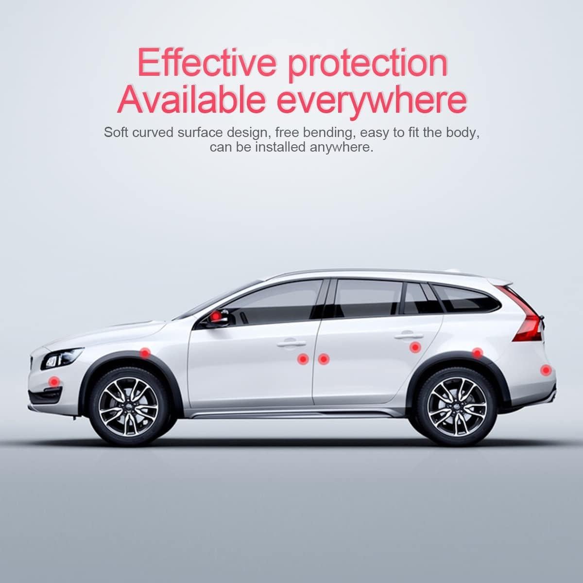 4 Protectores de Rasguños para Manijas de Puerta BLAU GRUN Rojo