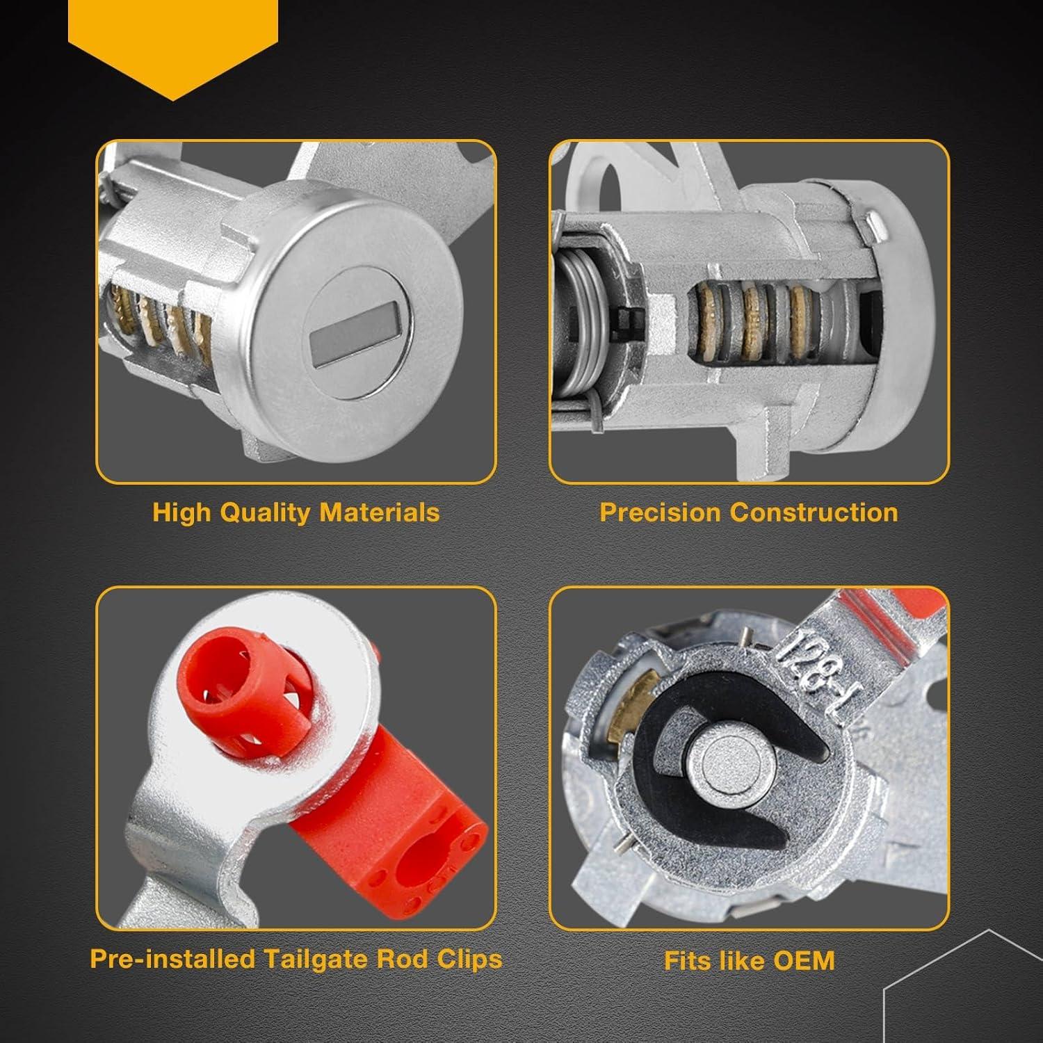 Mango de Puerta Exterior Cromado Gledewen para Toyota Tacoma/Hilux